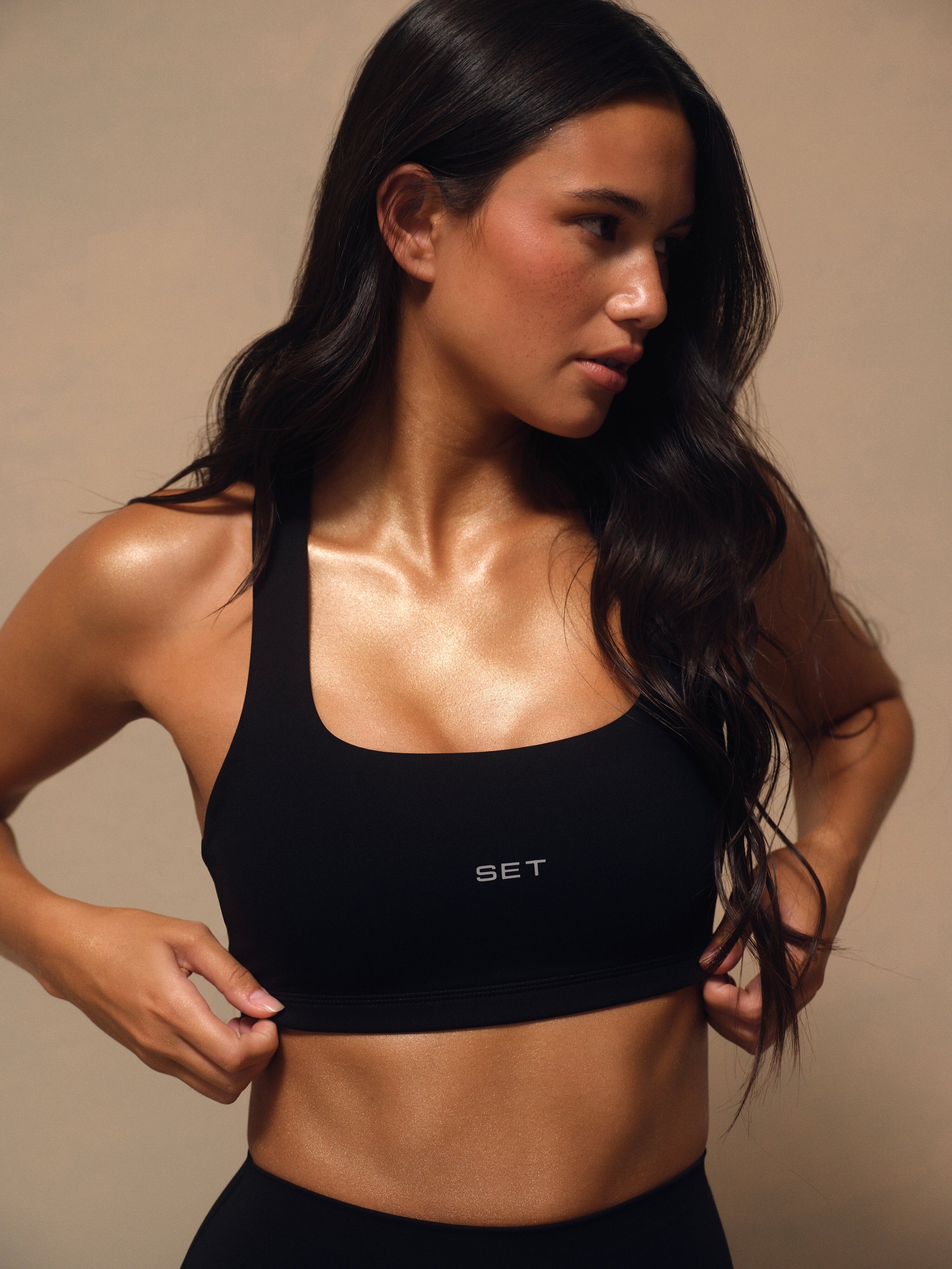 Sportbody Sporty Drill Bra - Onyx