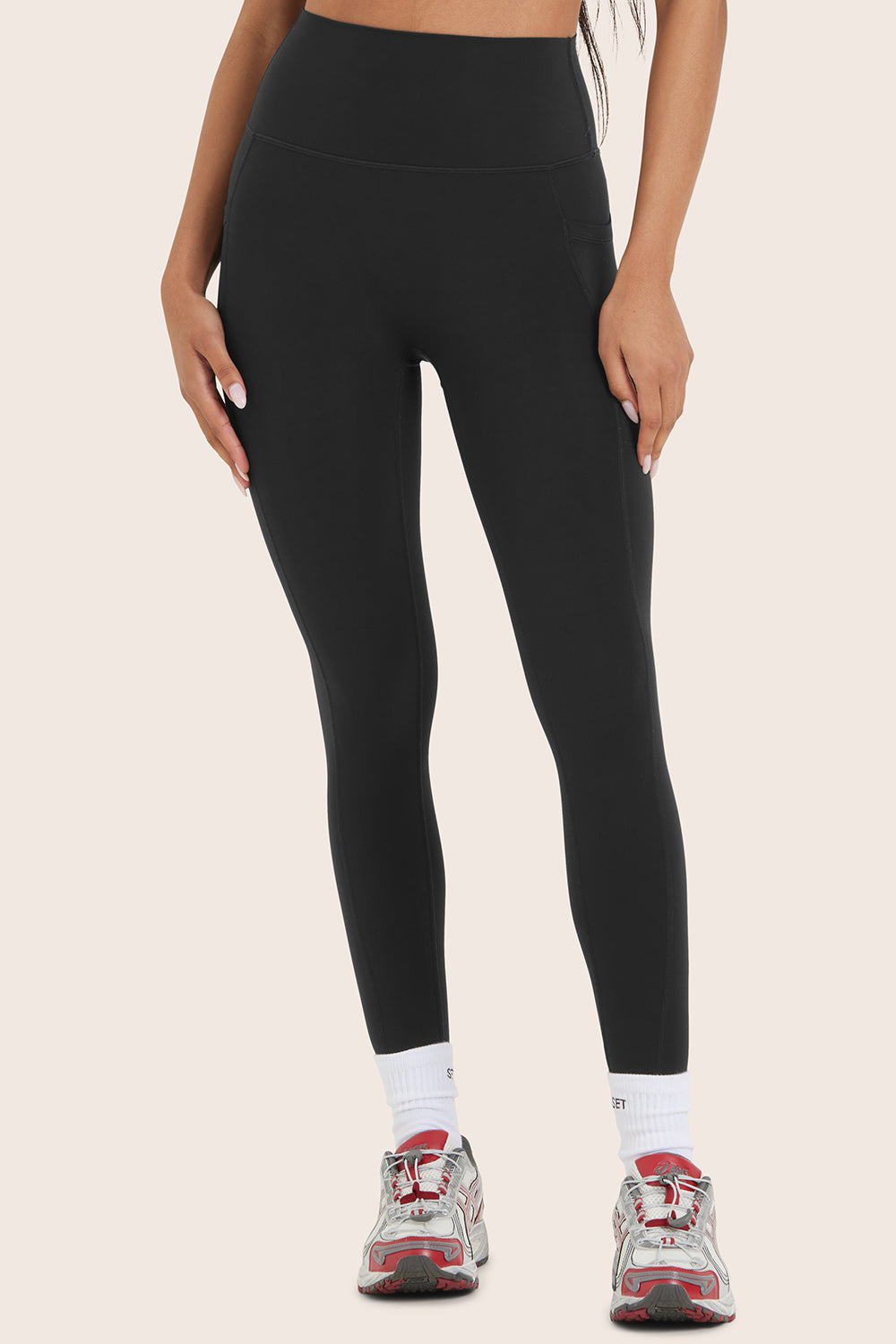 Breathe 1.0 High-Rise Pocket Leggings - Onyx