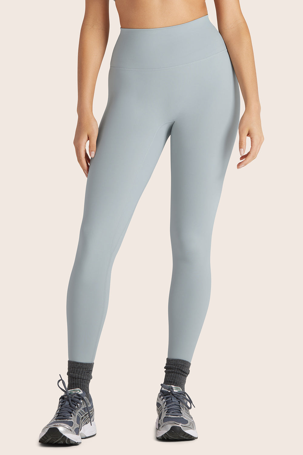 Sportbody (Bloopers) Sporty High-Rise Leggings - Platinum