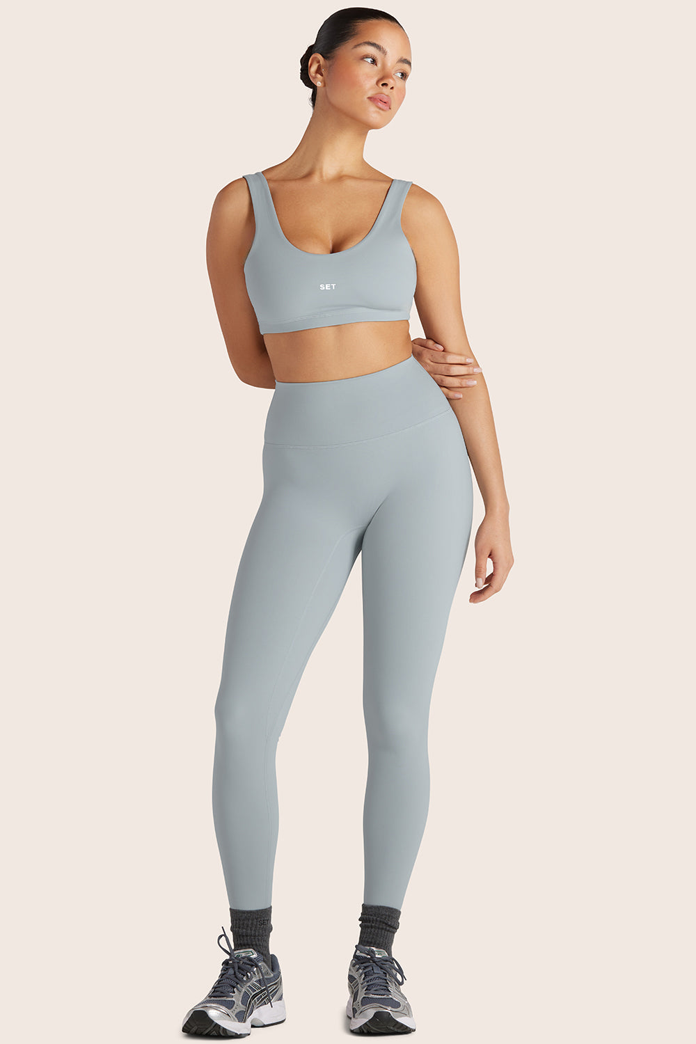 Alternative view of Sportbody (Bloopers) Sporty High-Rise Leggings - Platinum