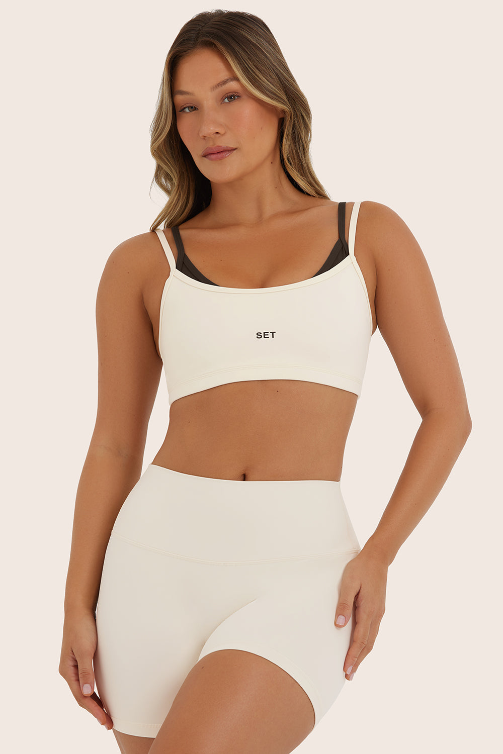 Breathe 1.0 Layered Move Bra - Leche