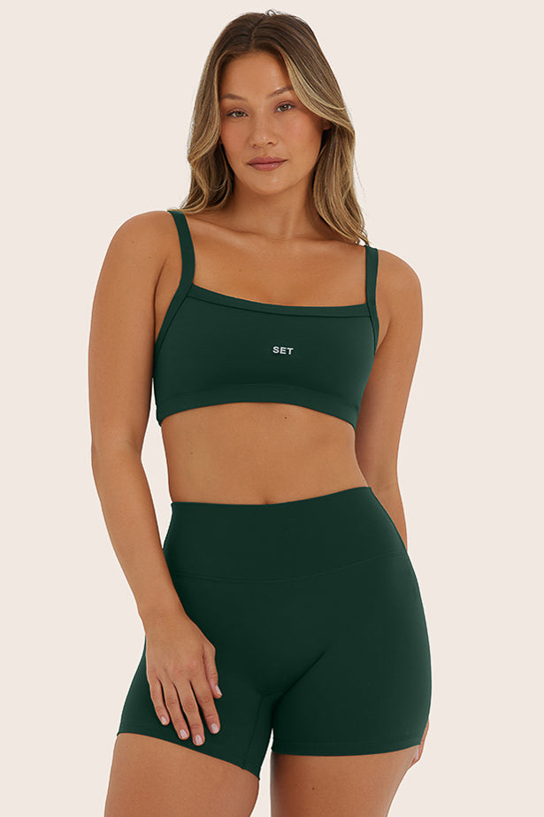 Sportbody Sporty Scoop Bra - Beetle