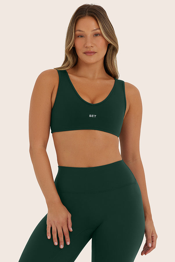 Sportbody Sporty Dip Bra - Beetle
