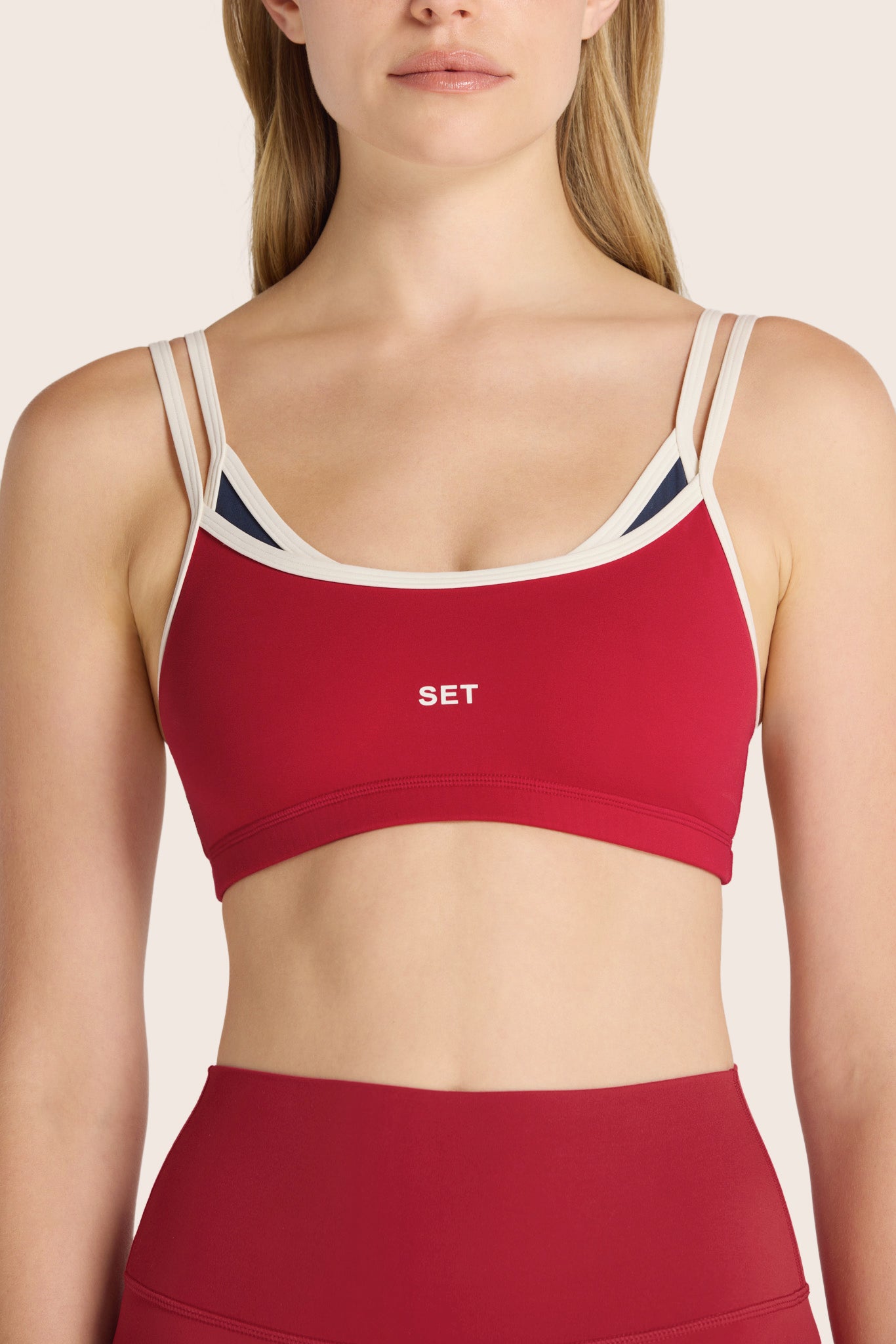Breathe 1.0 Layered Move Bra - Ladybug - Image 4