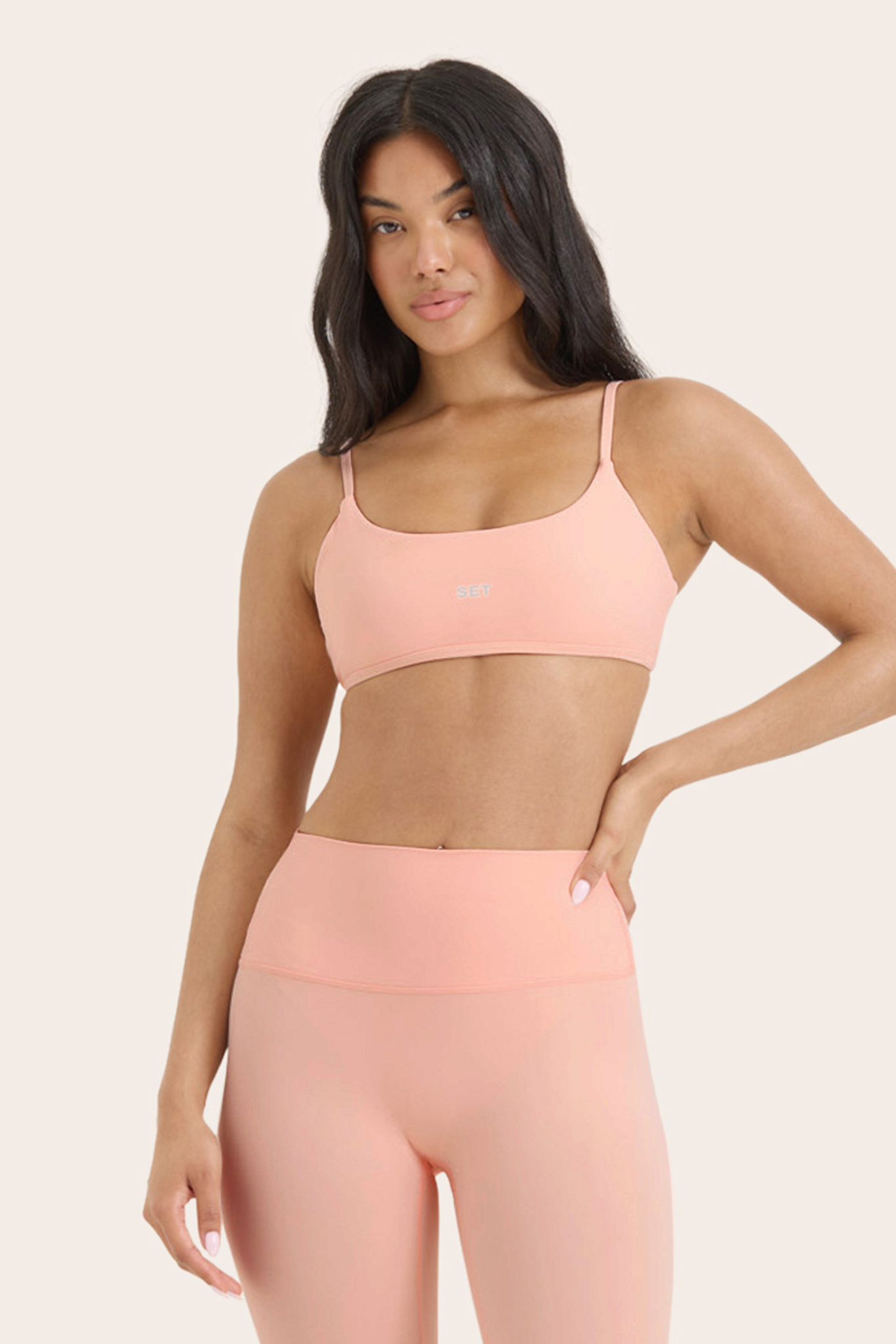 Breathe 1.0 Base Bra - Peach