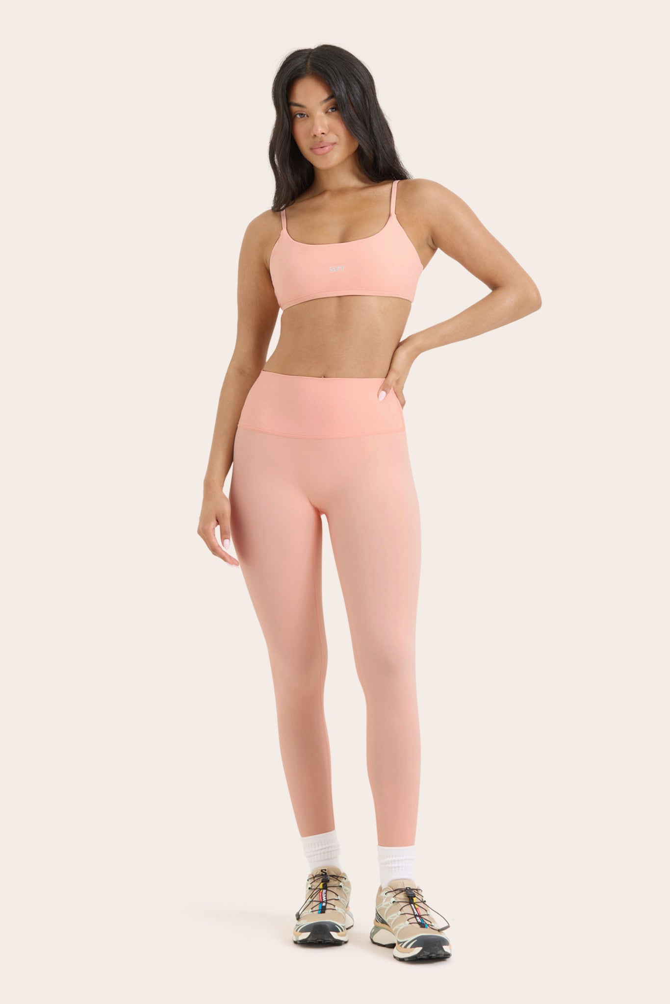 Alternative view of Breathe 1.0 High-Rise Leggings - Peach