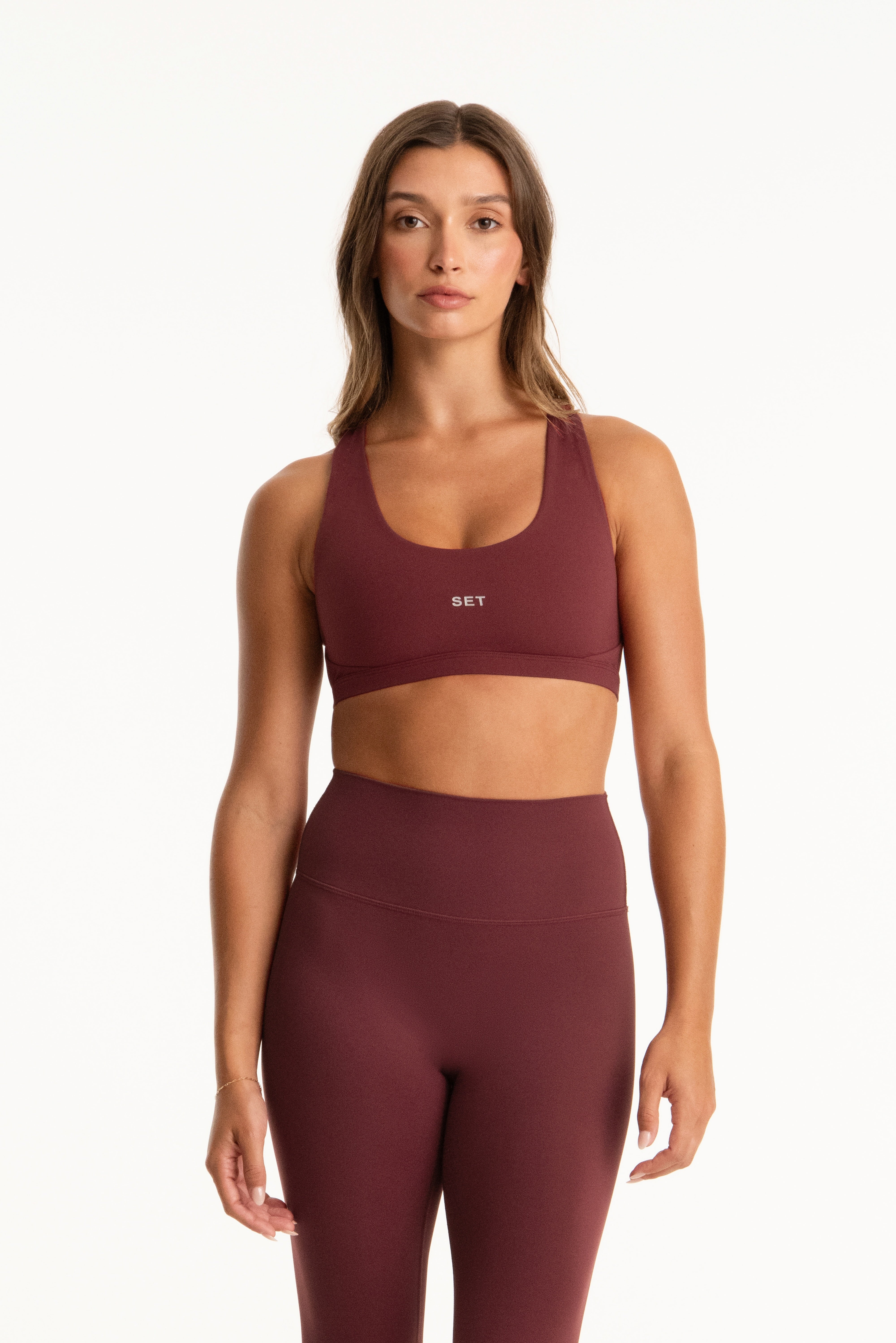 Breathe 1.0 Parke Pose Bra - Rhubarb