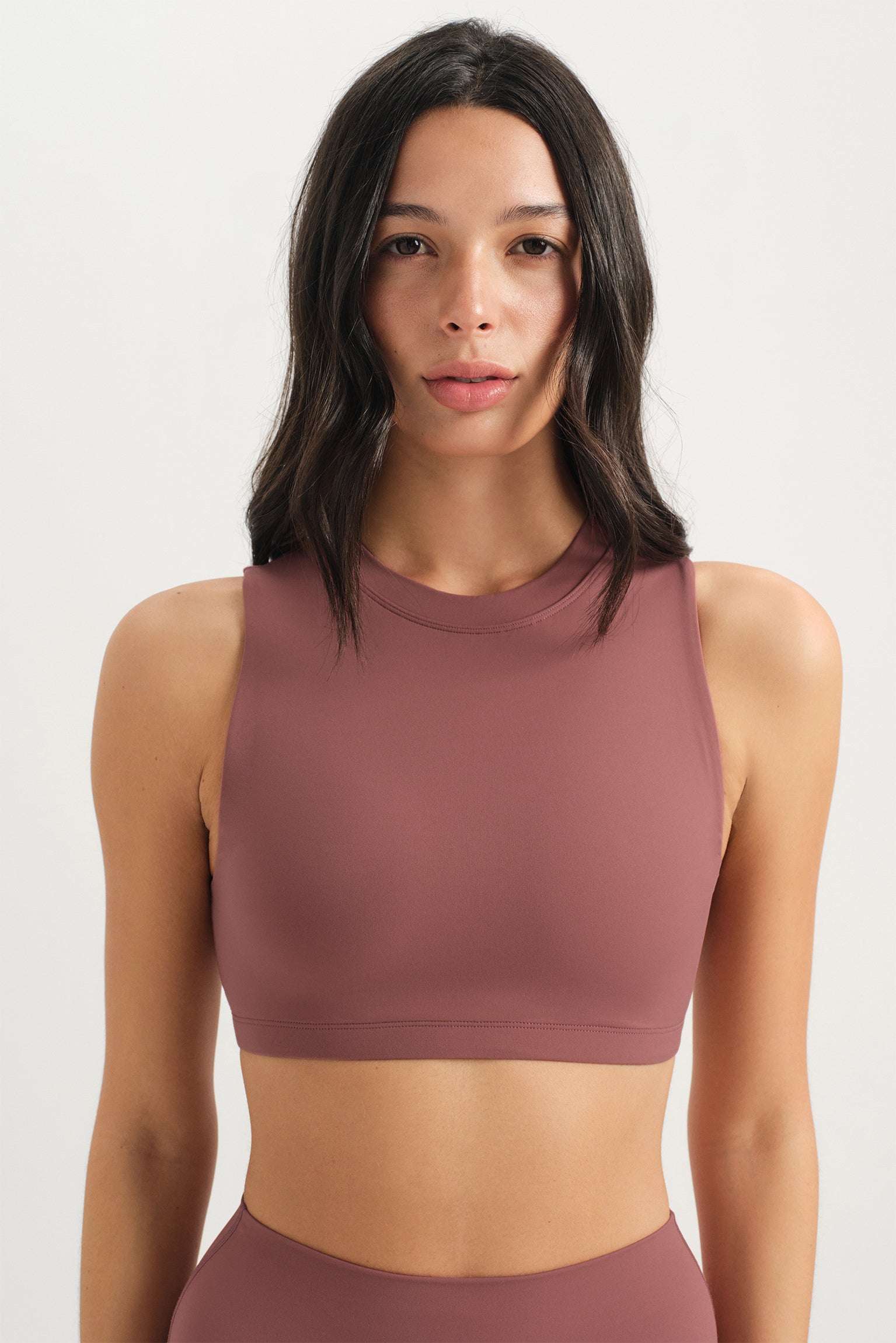 Breathe 1.0 Crop Lean Bra - Ember