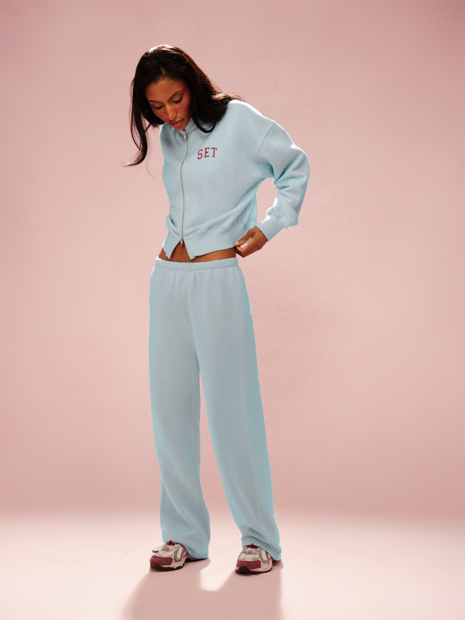Alternative view of Midweight Sweats Staple Straight Leg Sweatpants - Inverse Verse