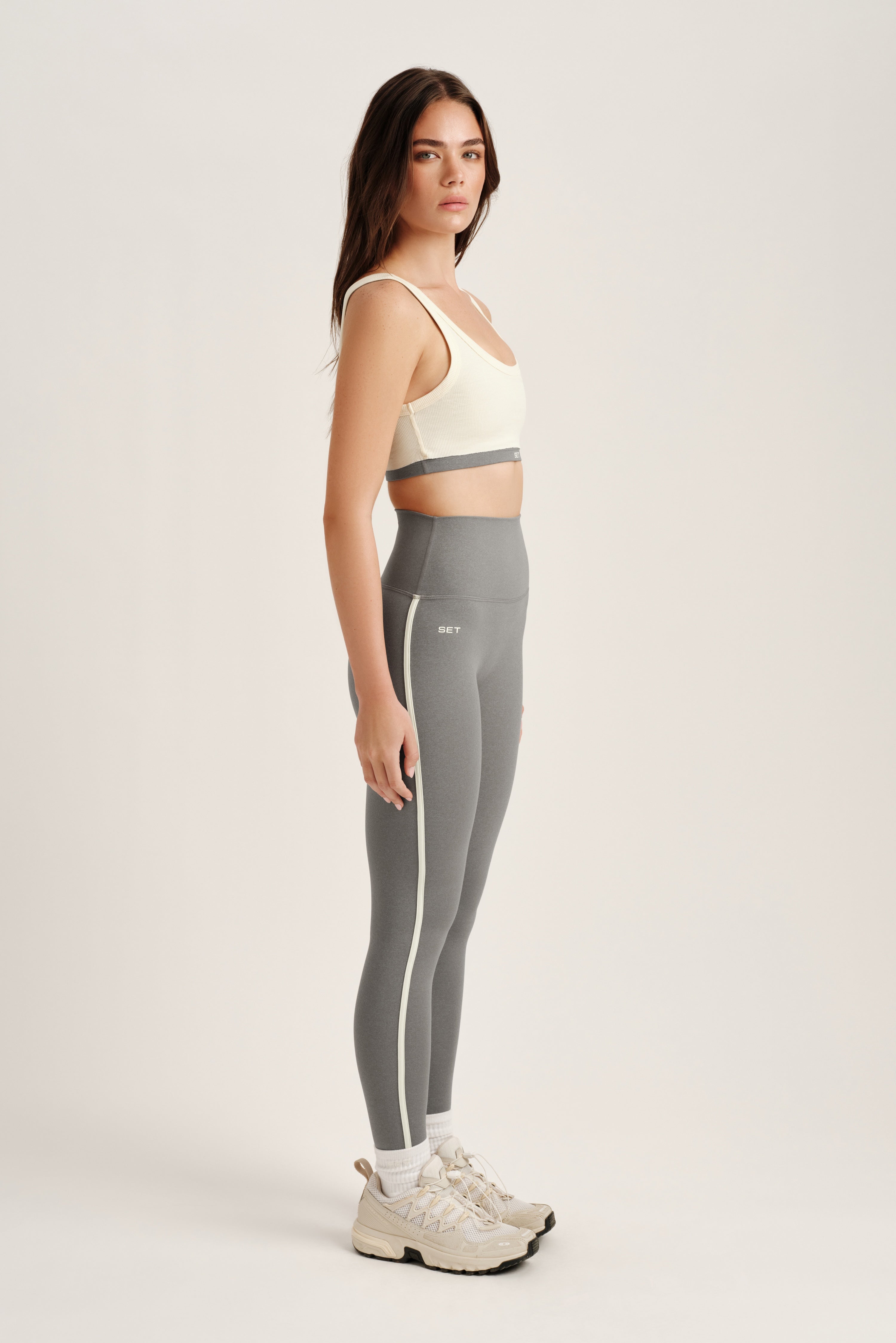 Alternative view of Sportbody Sporty Stripe Leggings - Lo-Fi