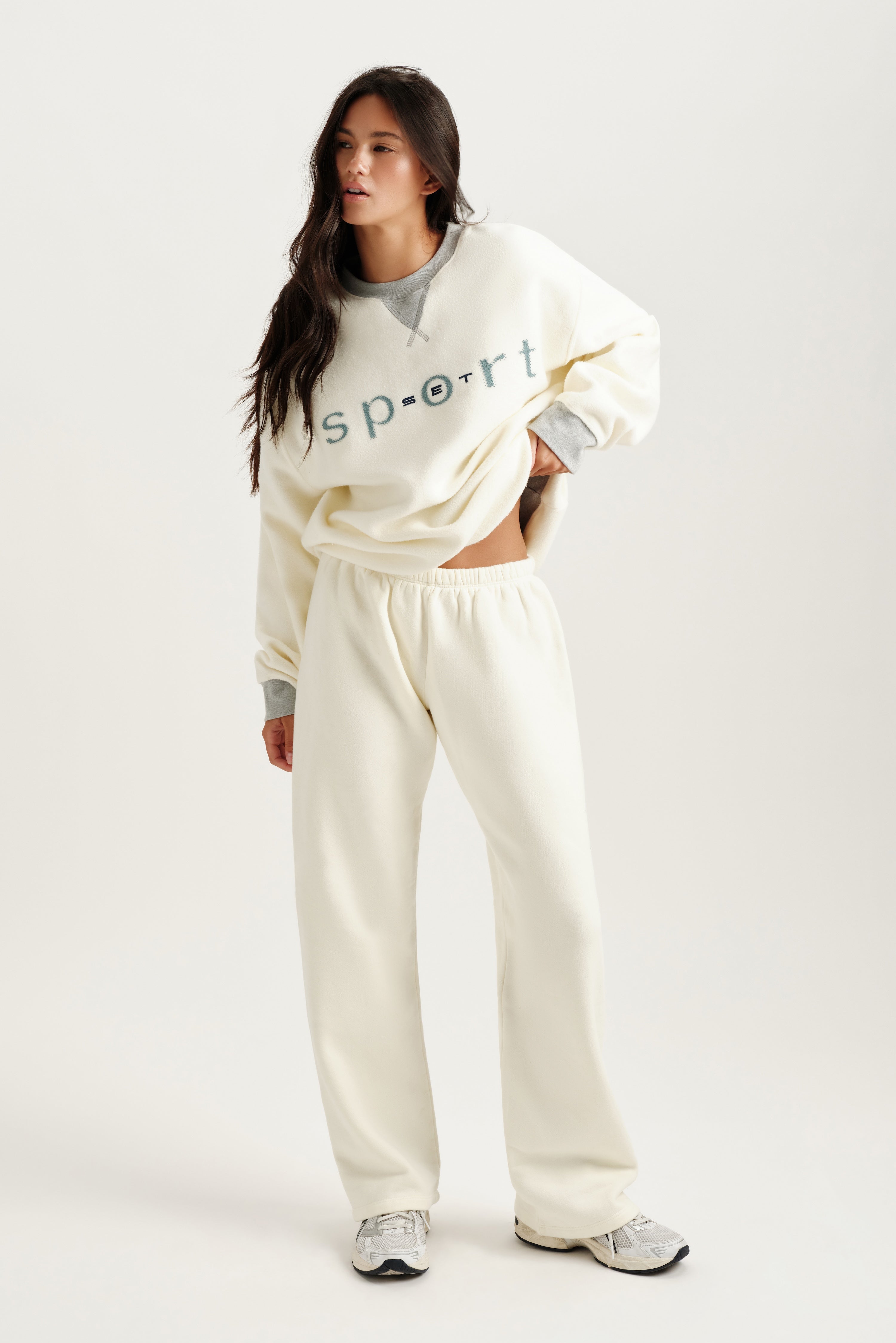 Alternative view of Midweight Sweats Staple Straight Leg Sweatpants - Haven