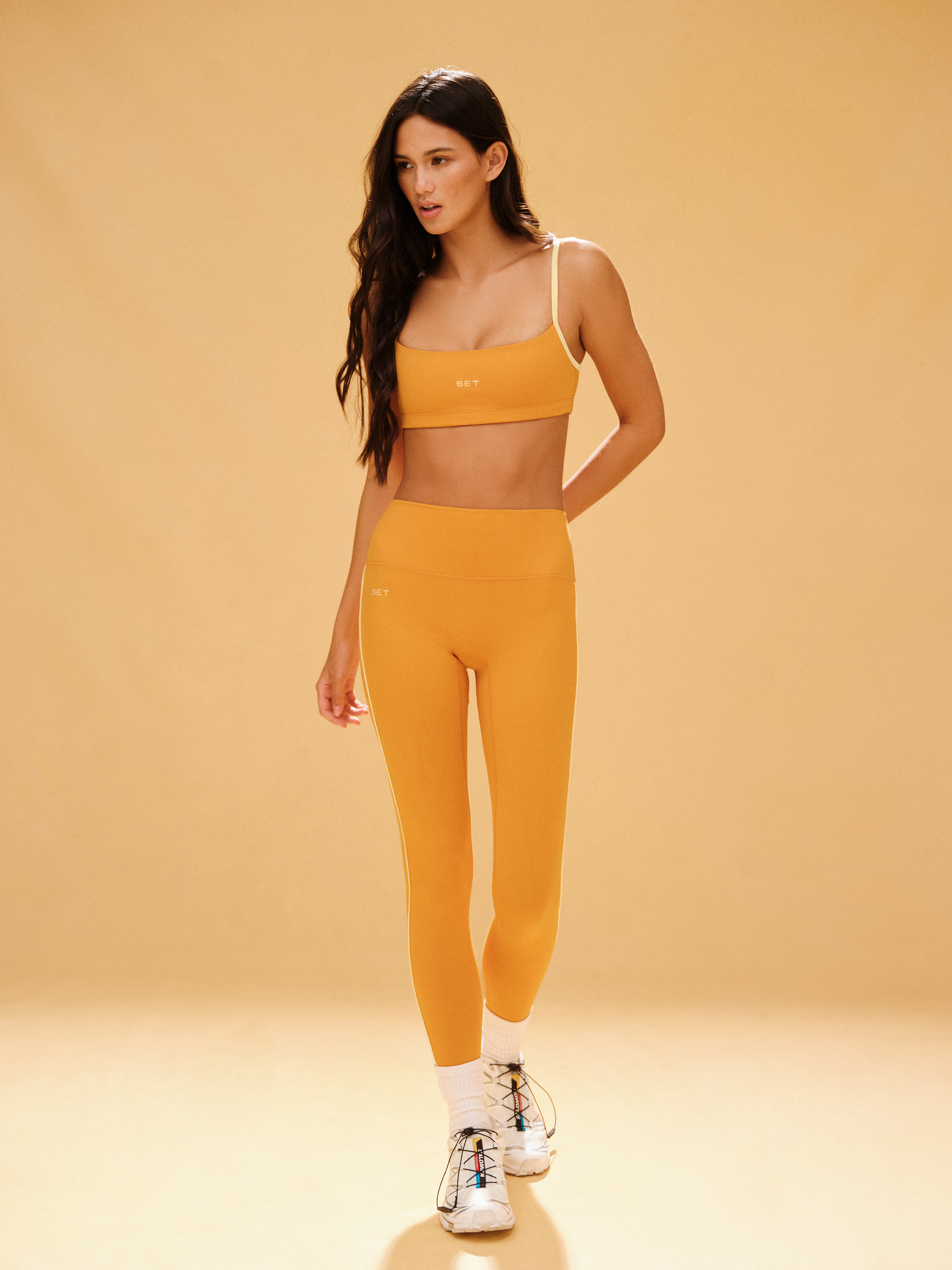 Alternative view of Formcloud Cloud Pipe Leggings - Orange Soda