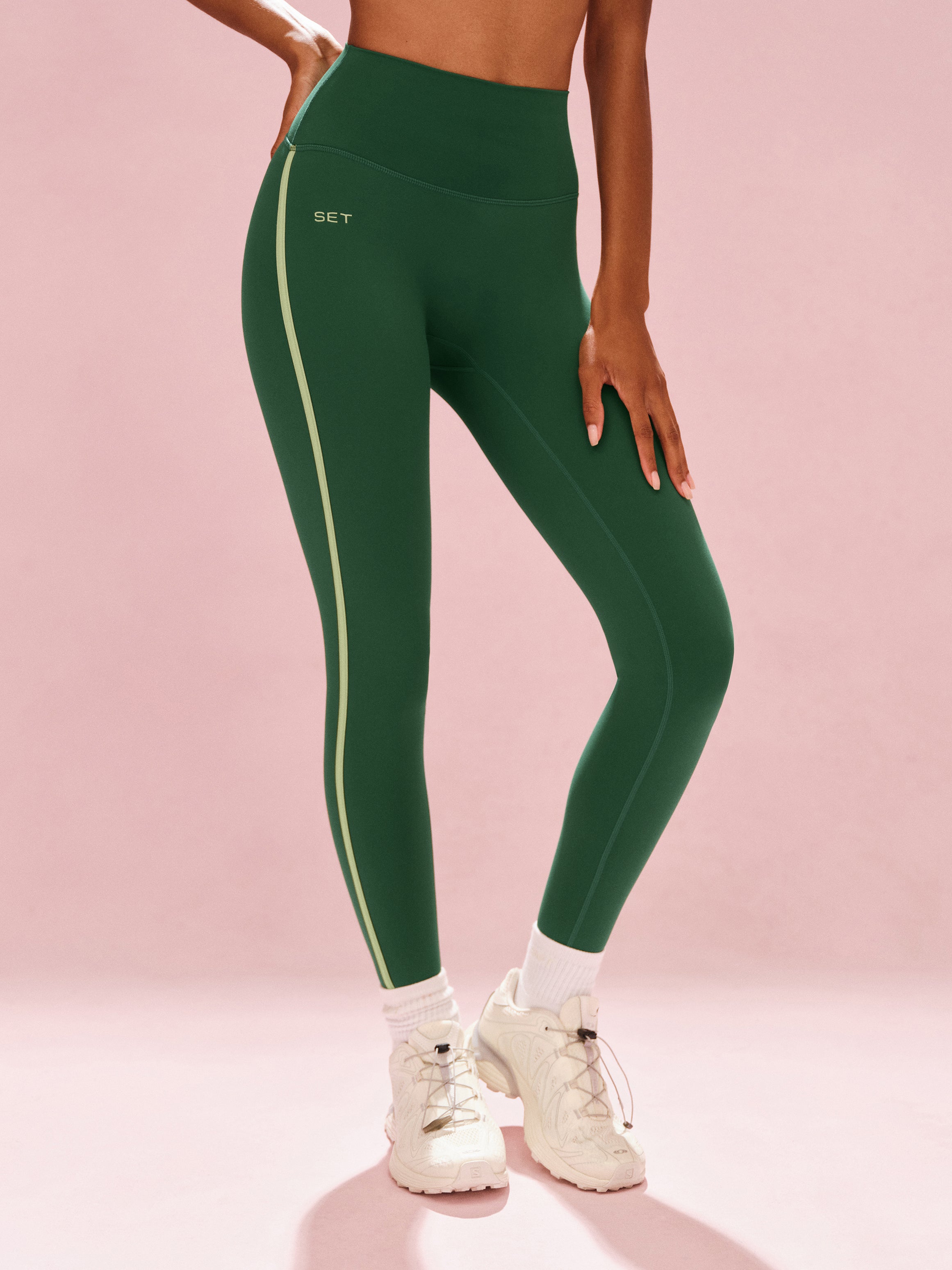 Sportbody Sporty Stripe Leggings - Lawn