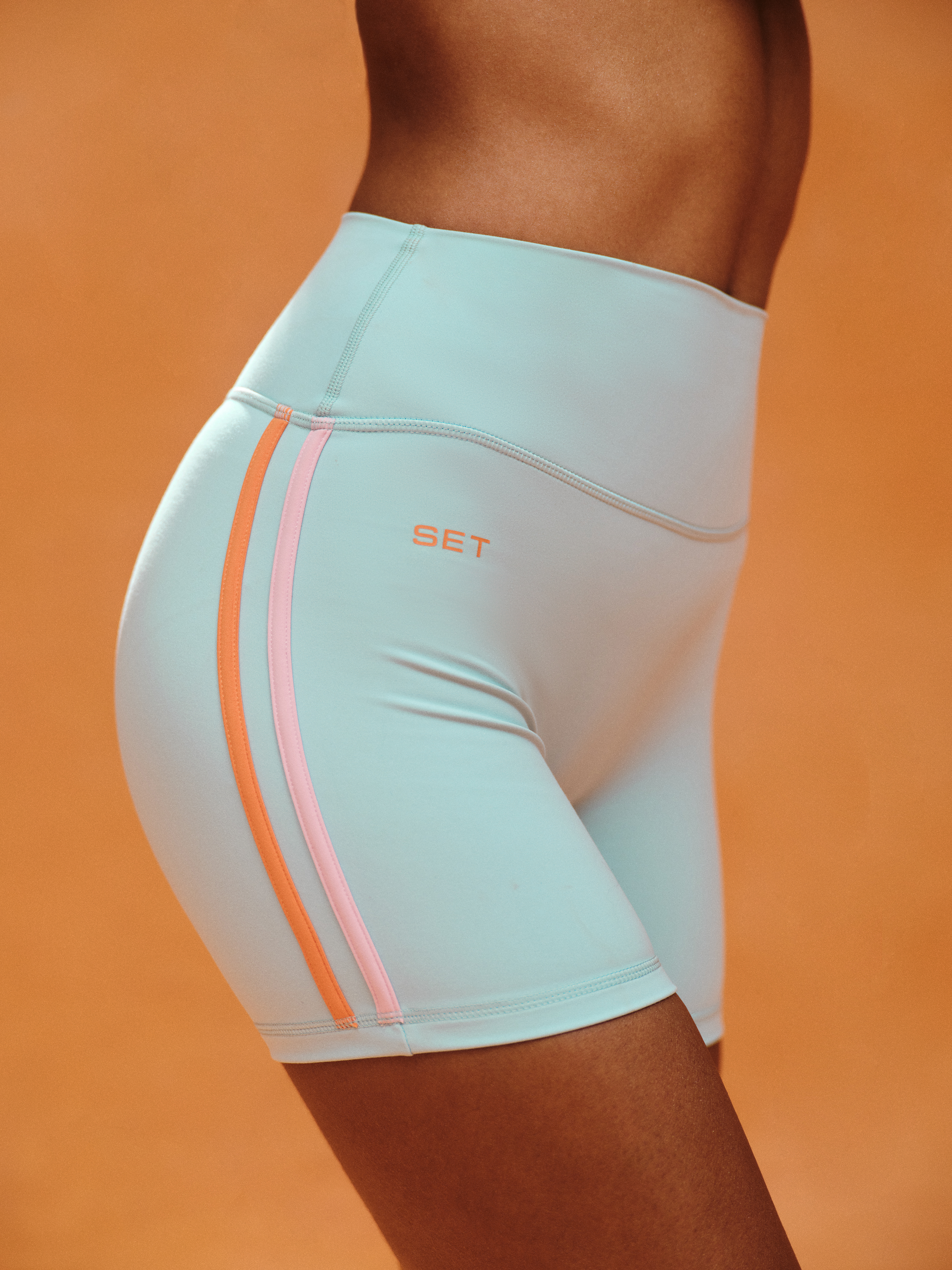 Sportbody Sporty Duo Stripe Shorts - Tropics