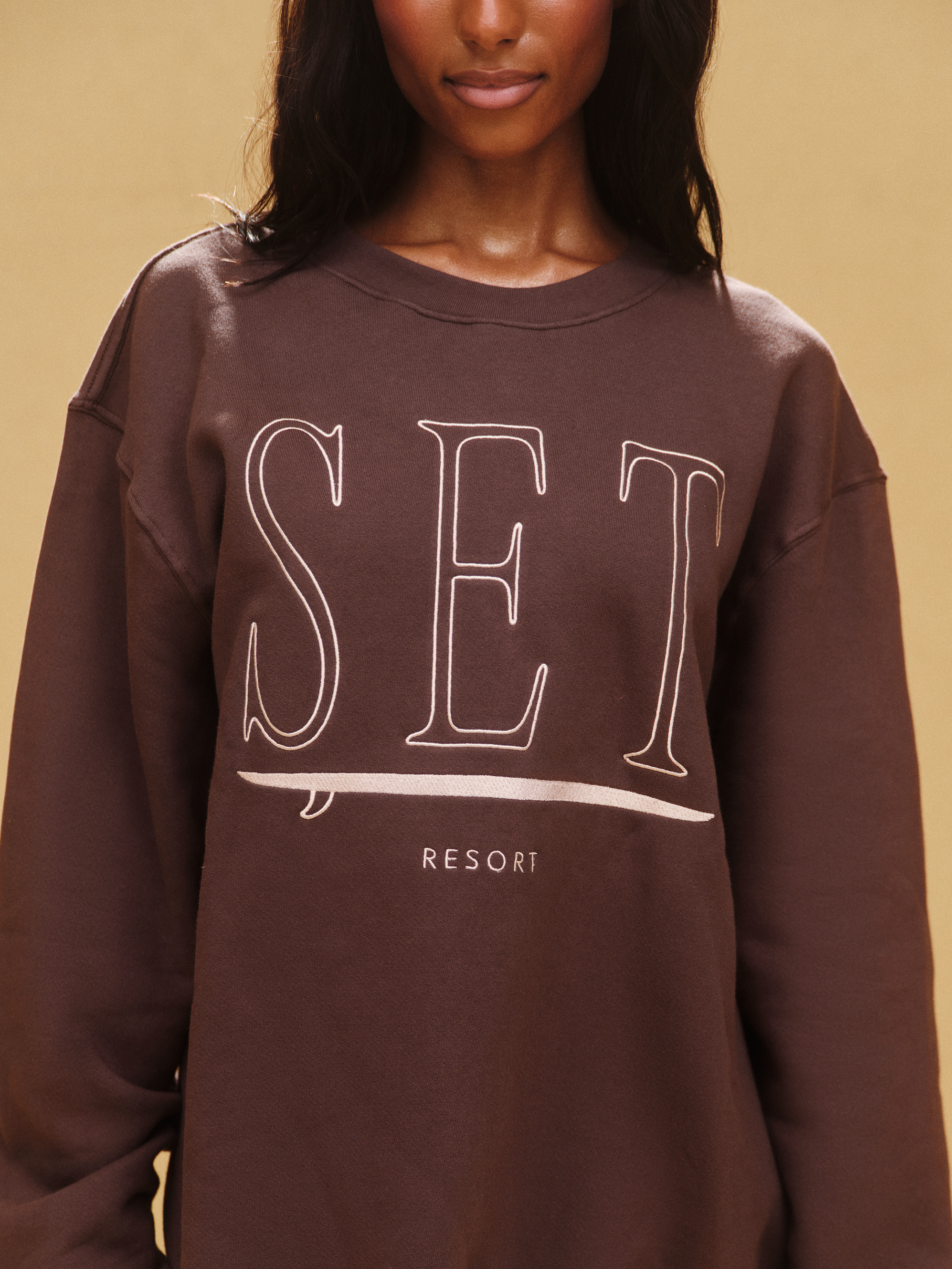 Midweight Sweats Staple Set Resort Crewneck - Shoreline - Image 4