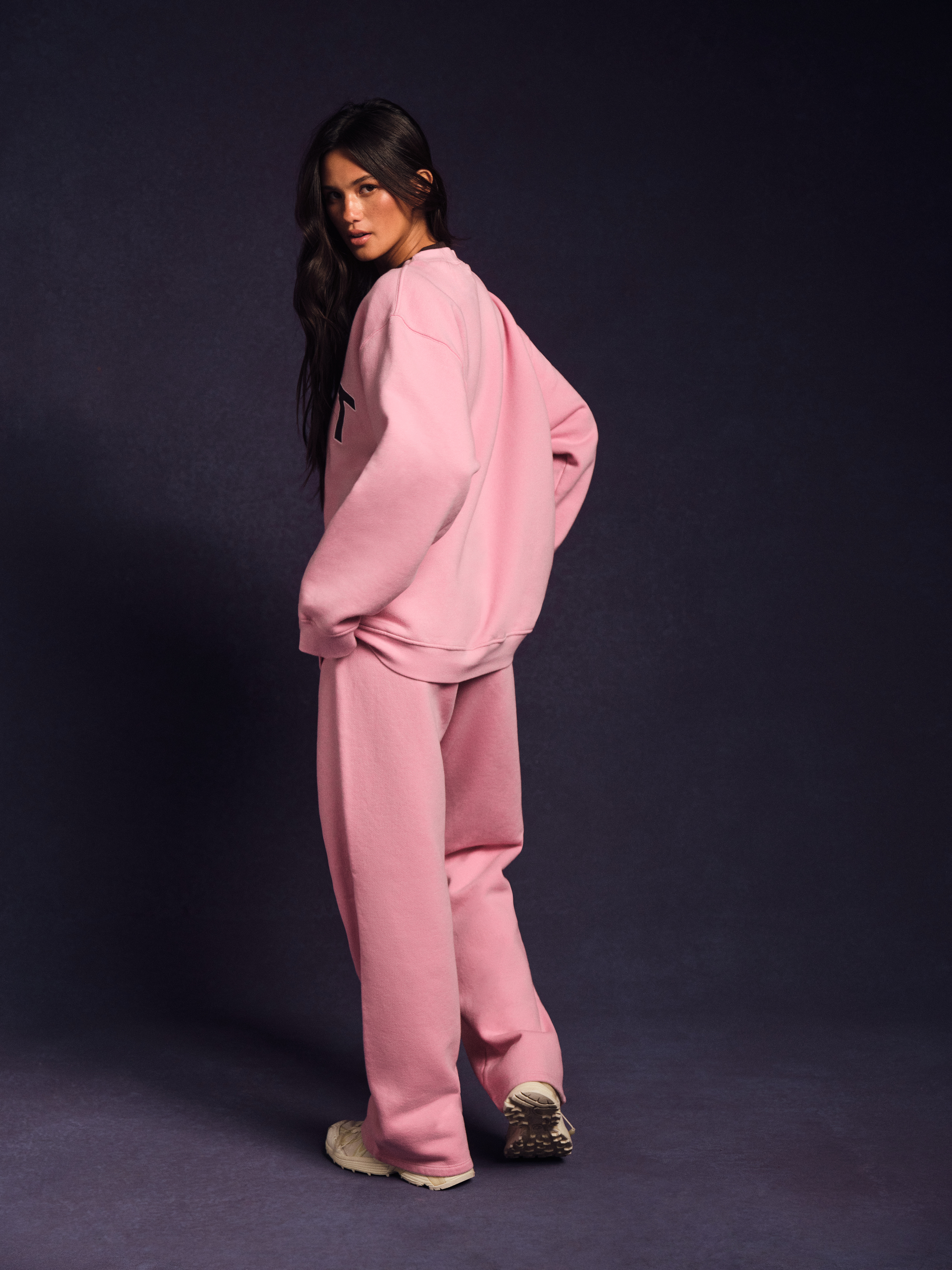 Midweight Sweats Staple Straight Leg Sweatpants - Swirl - Image 2