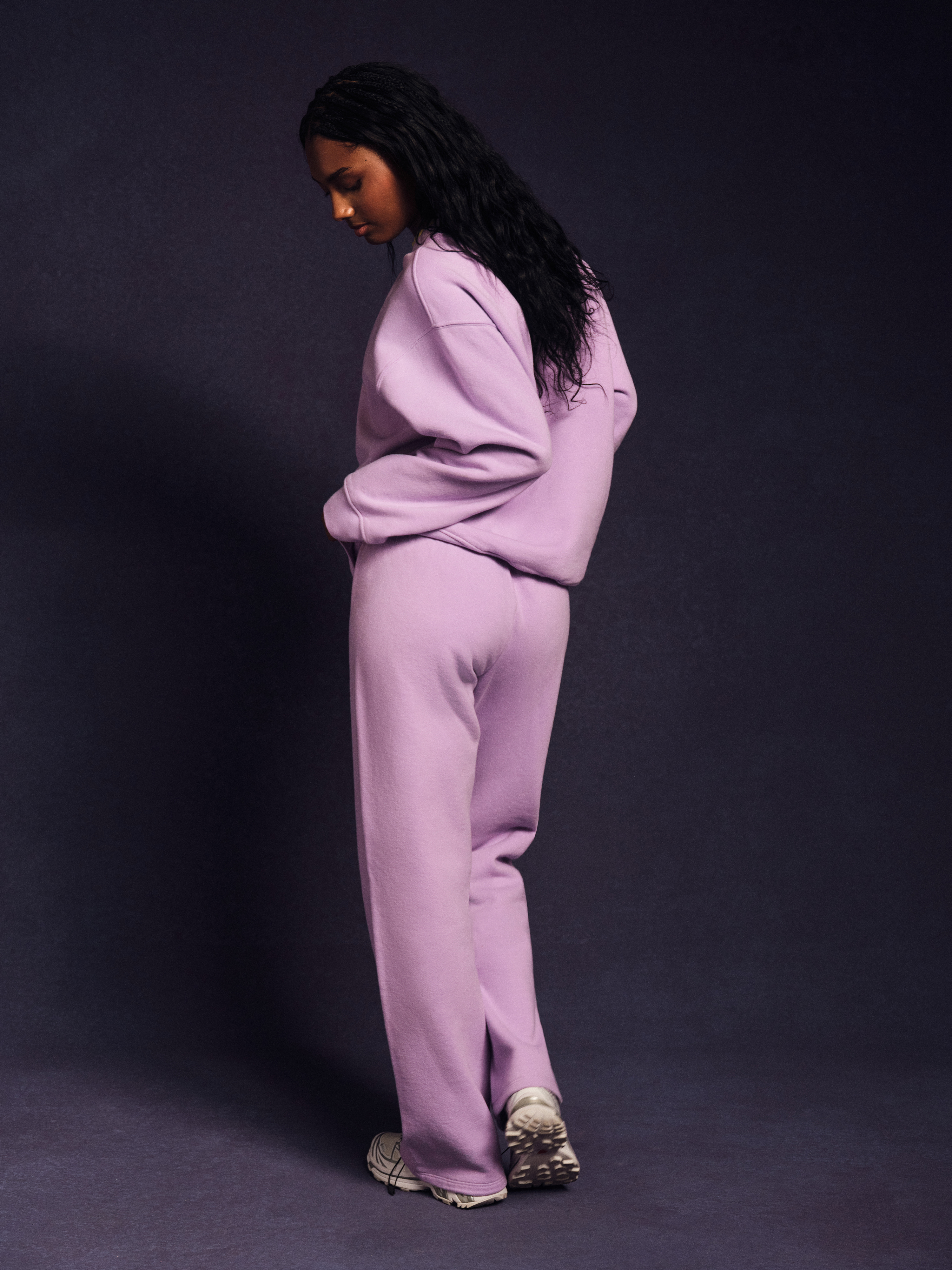Alternative view of Midweight Sweats Staple Straight Leg Sweatpants - Buttercream
