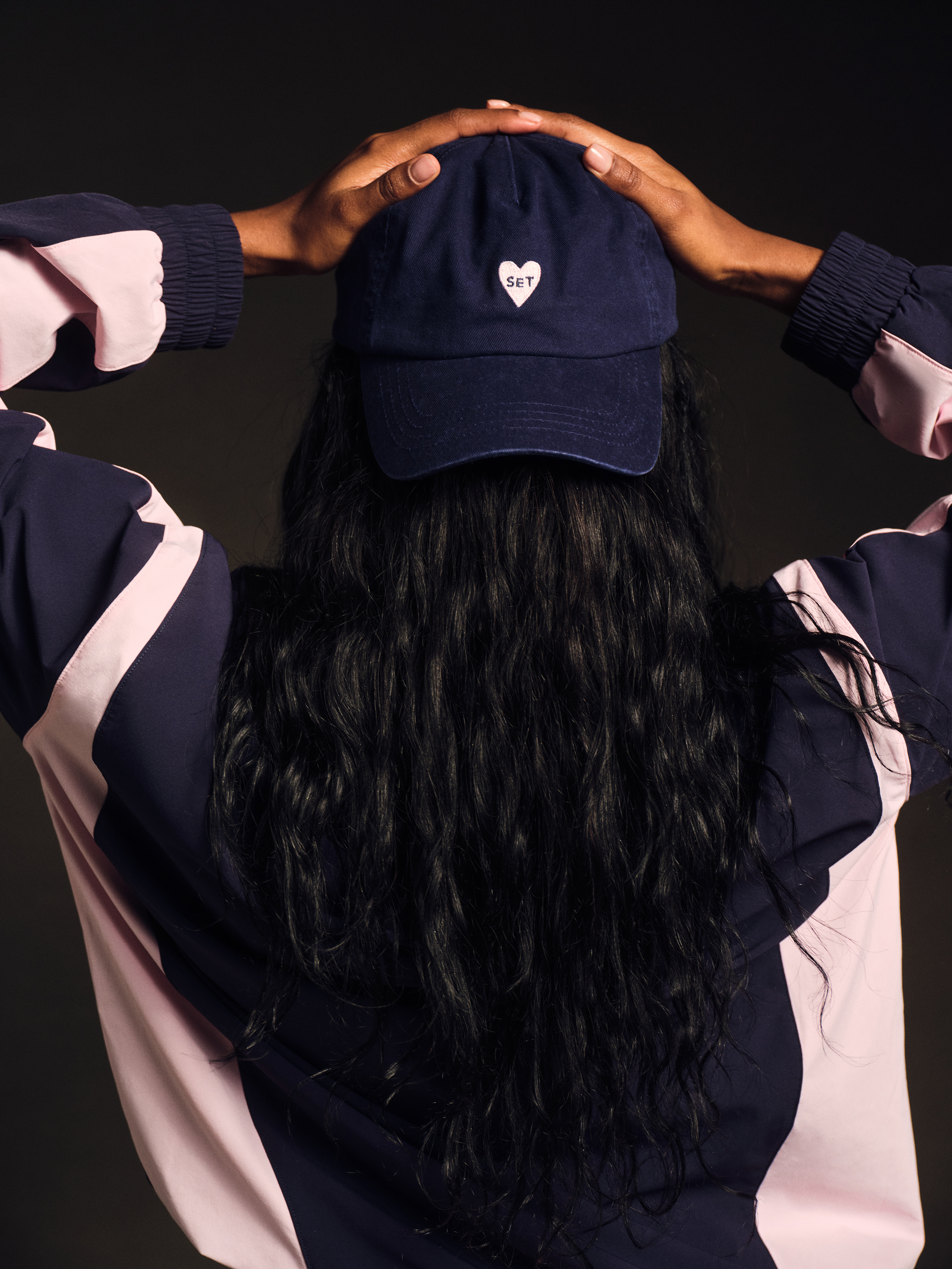 Alternative view of I Love Set 5-Panel Dad Hat - Confetti