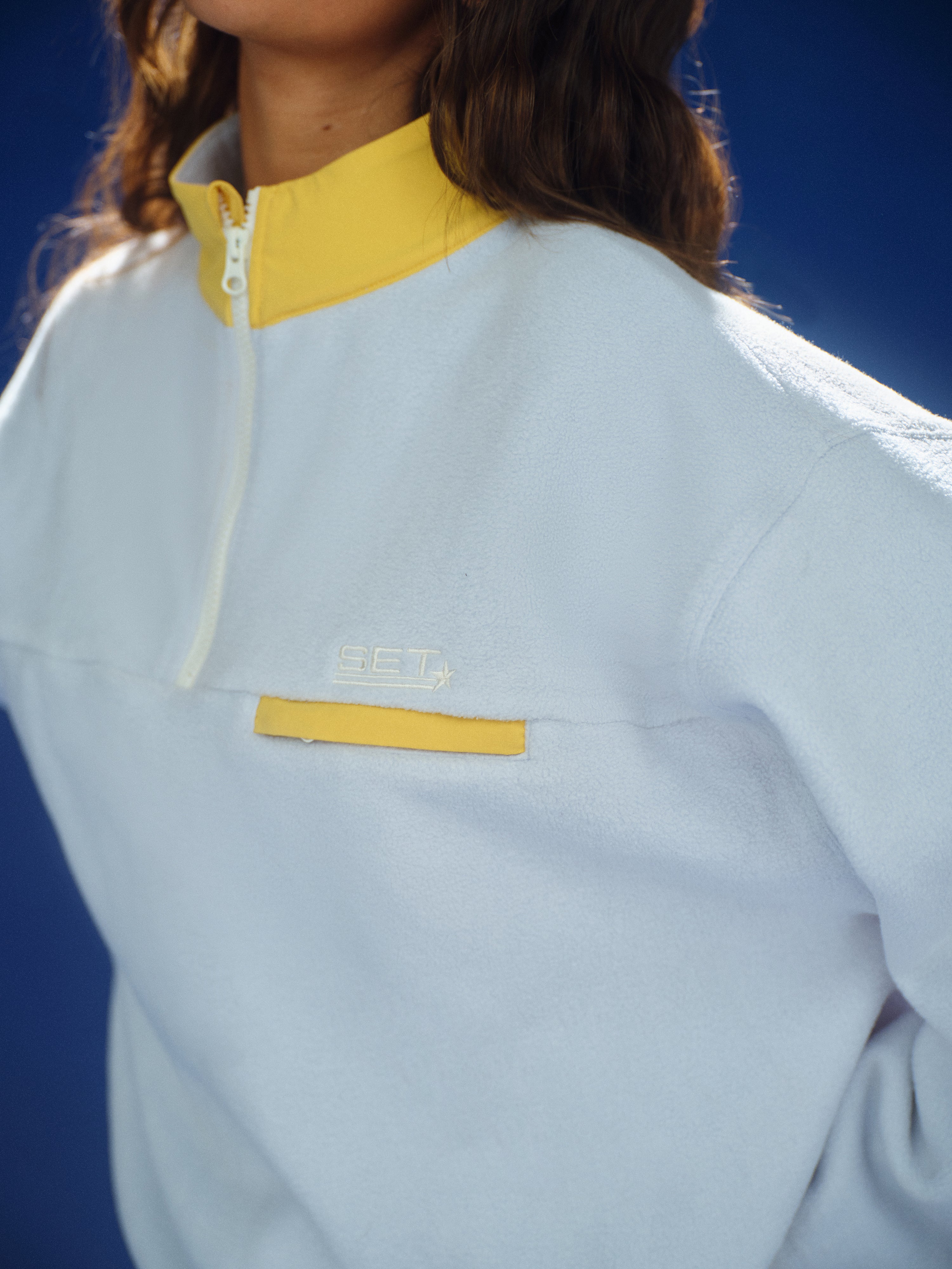 Alternative view of Microfleece/Nylon Duet Vintage Pullover - Sundown
