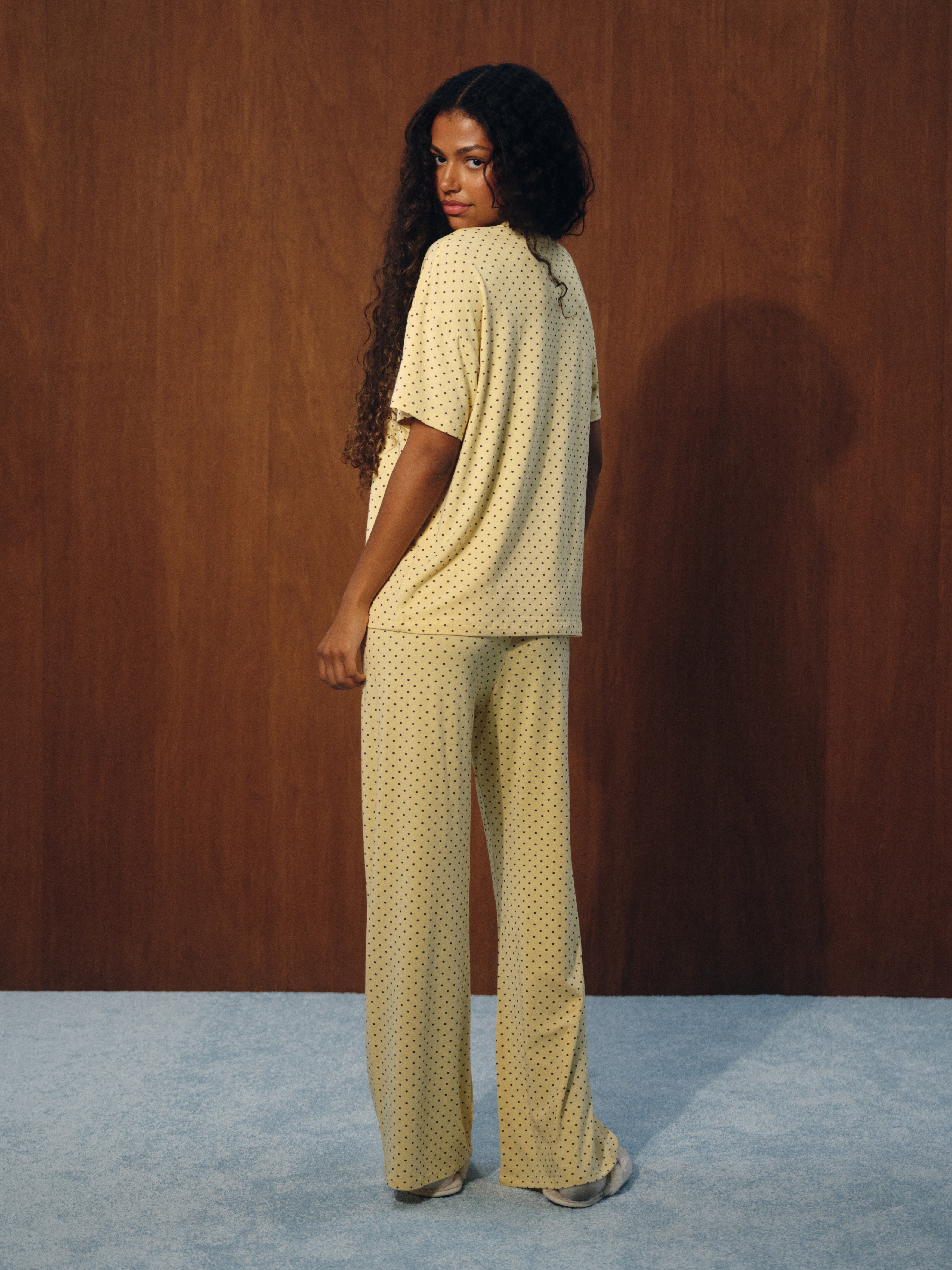 Sleep Jersey Comfort Polka Dot Sleep Pants - Sparkler
