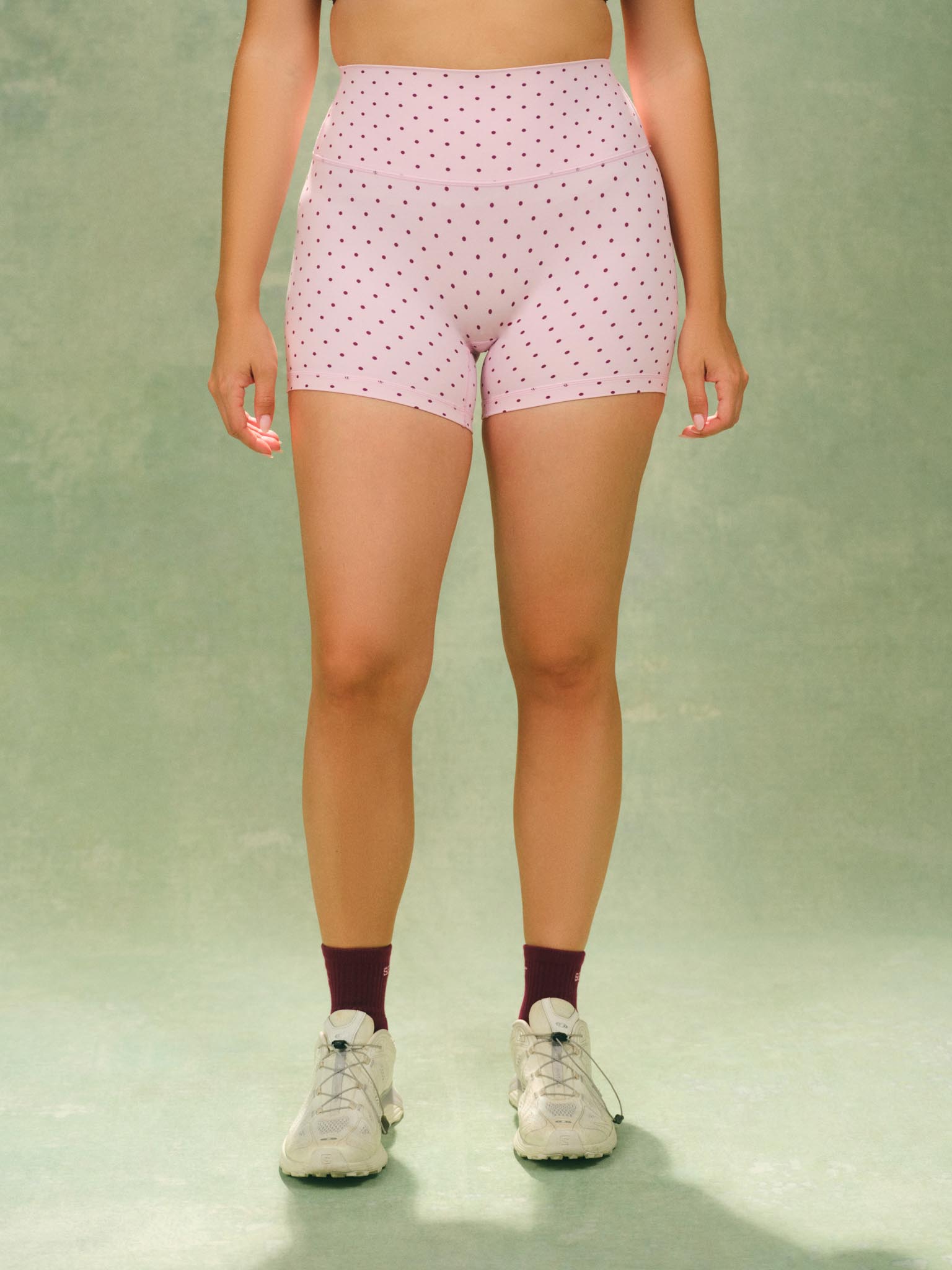 Aeraline Breathe Polka Dot Shorts - Speckle - Image 4