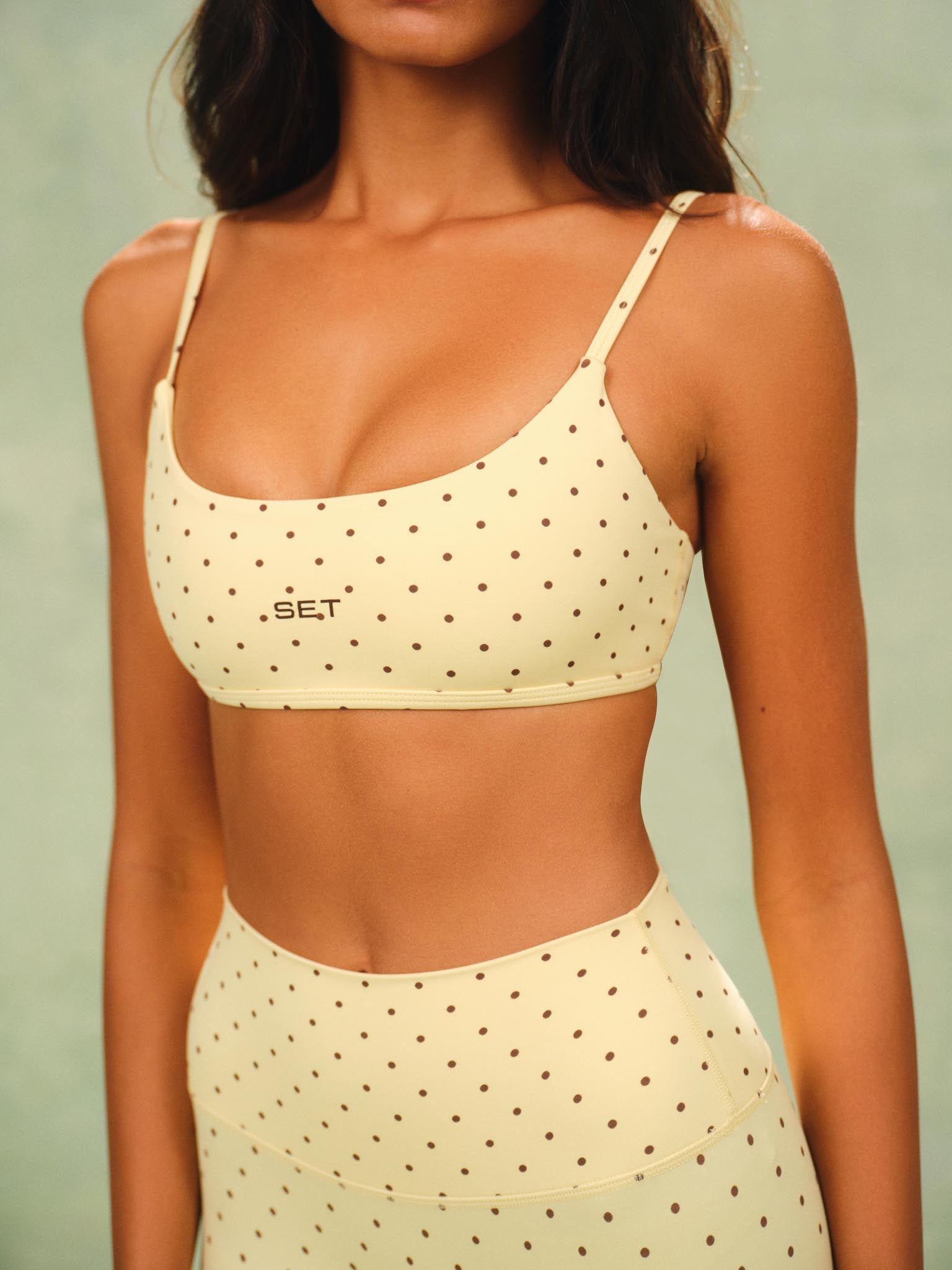 Aeraline Breathe Polka Dot Base Bra - Freckle