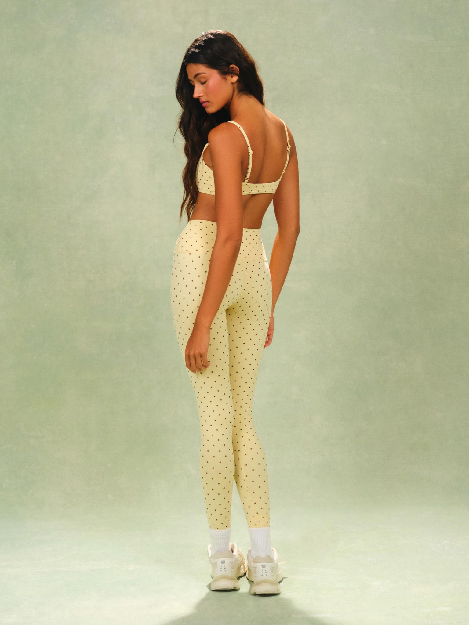 Aeraline Breathe Polka Dot High-Rise Leggings - Freckle - Image 3