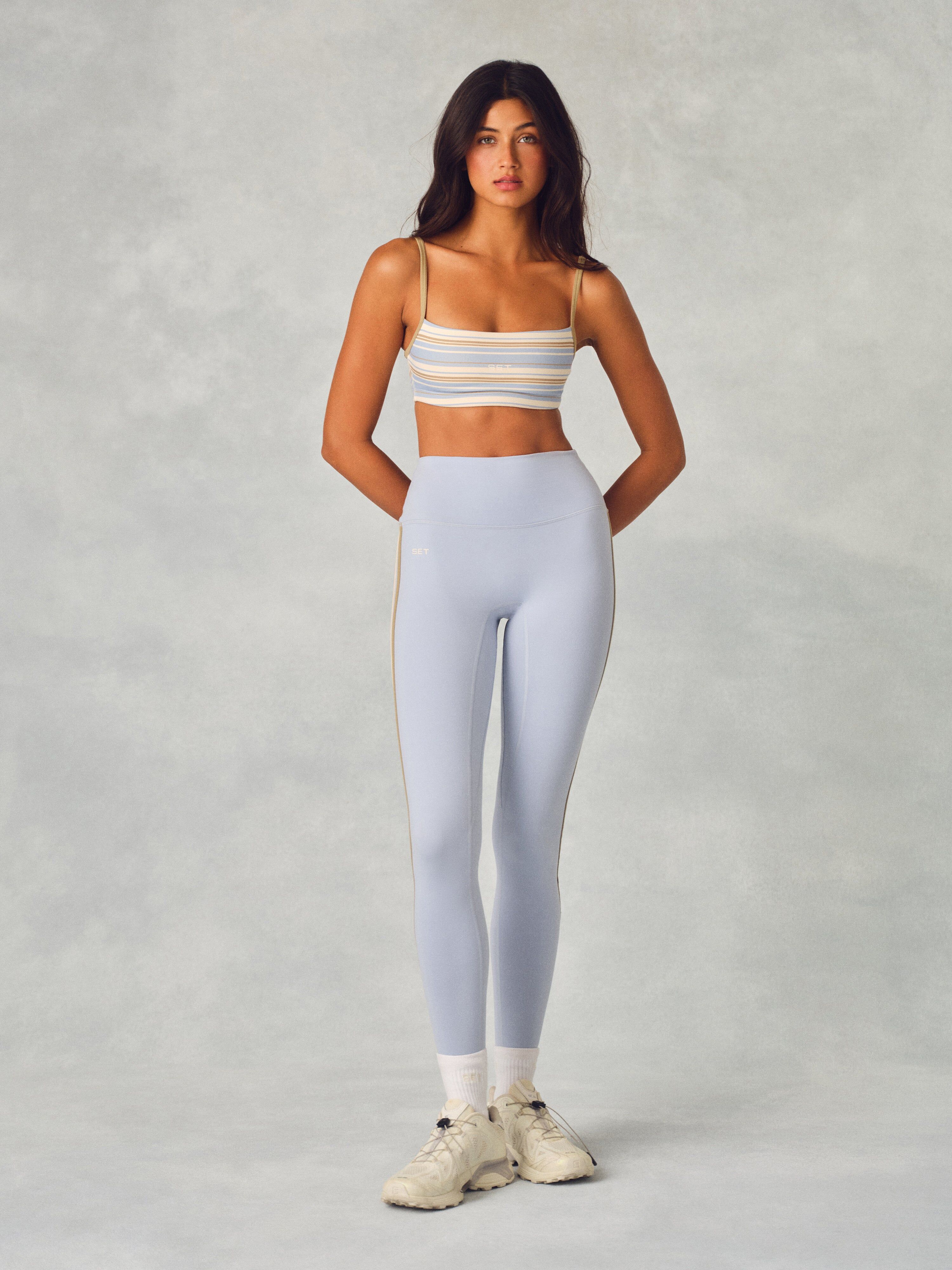 Formcloud Cloud Duo Stripe Leggings - Palmetto