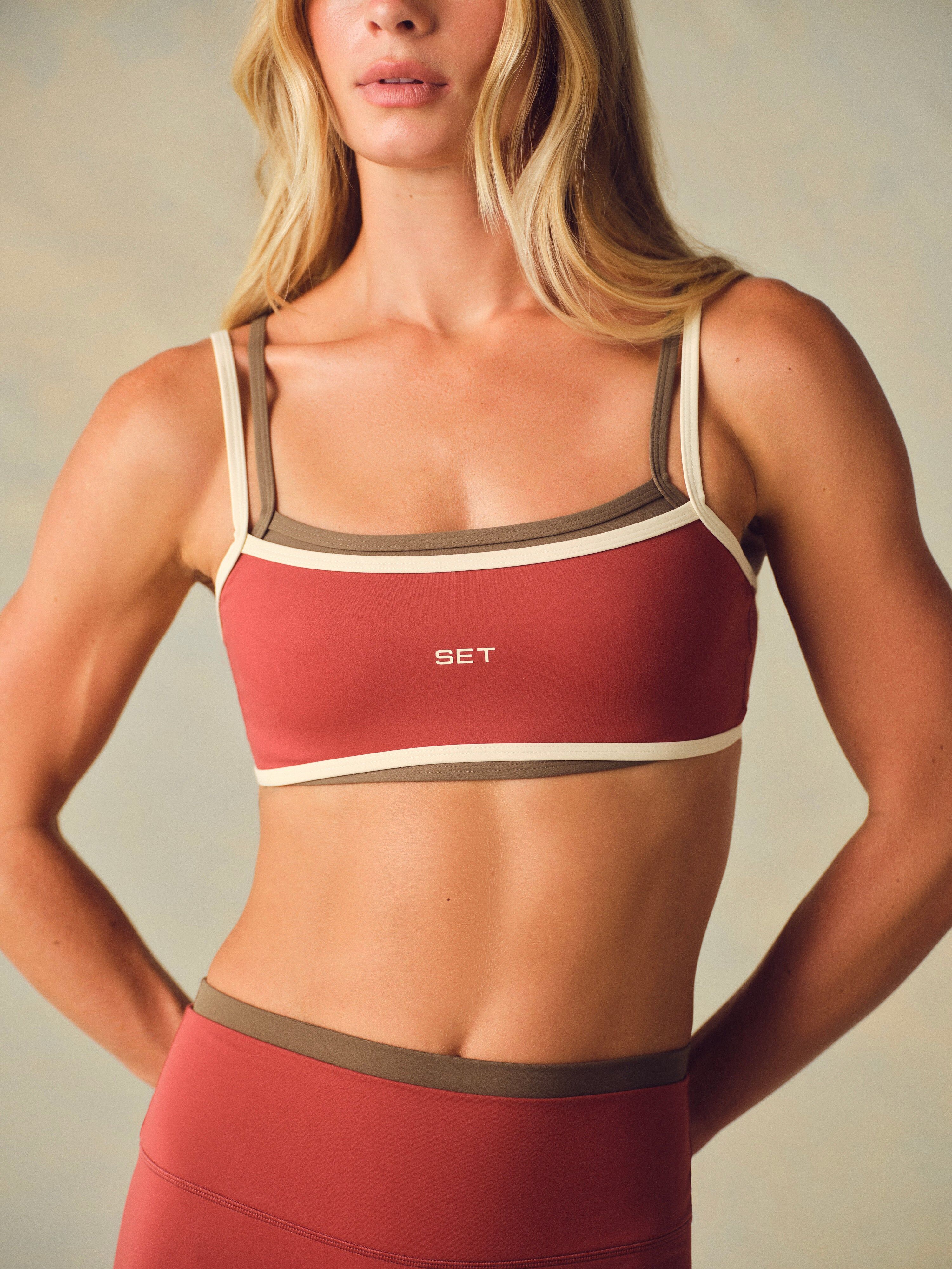 Sportbody Sporty Strap Bra - Sweet Tea - Image 2