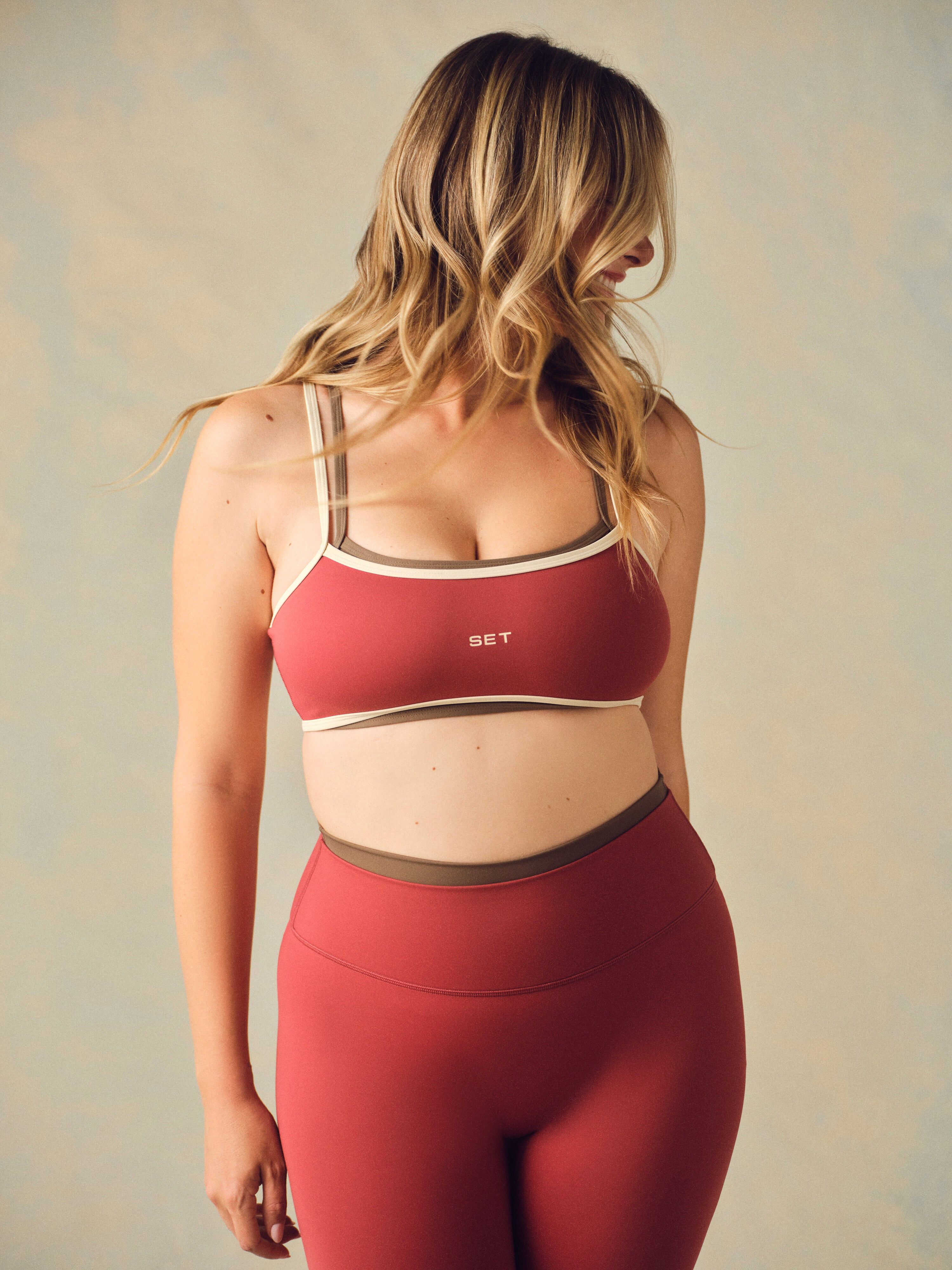 Sportbody Sporty Strap Bra - Sweet Tea