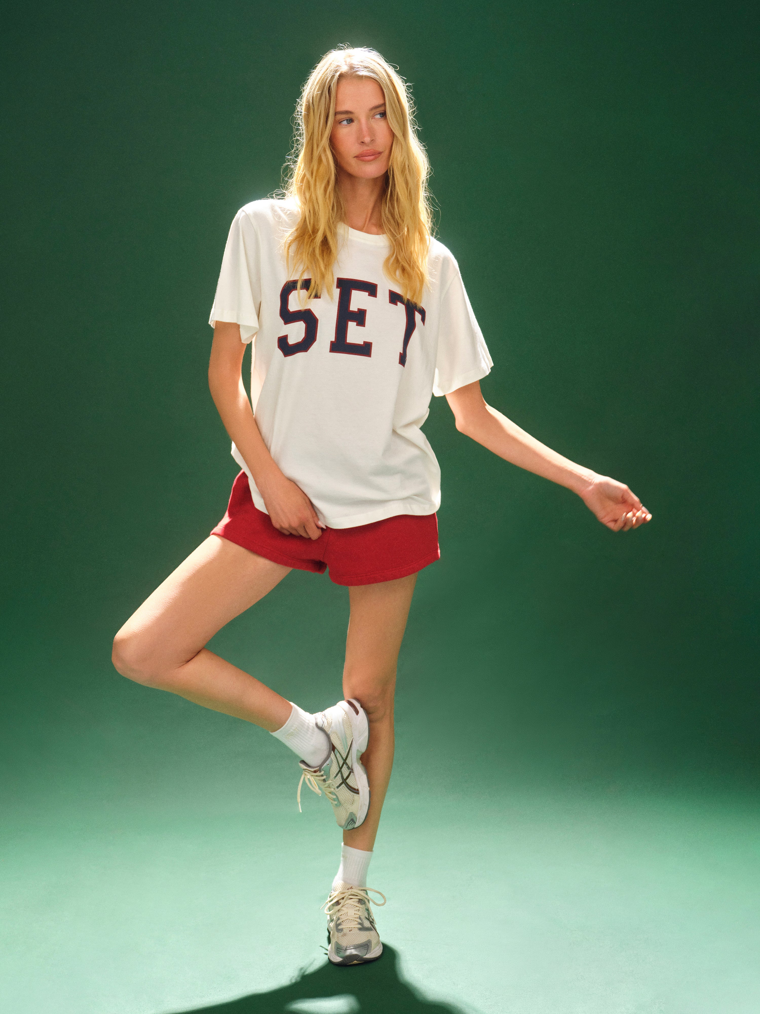 Alternative view of Classic Cotton Daily Set Boyfriend Tee - Rocket