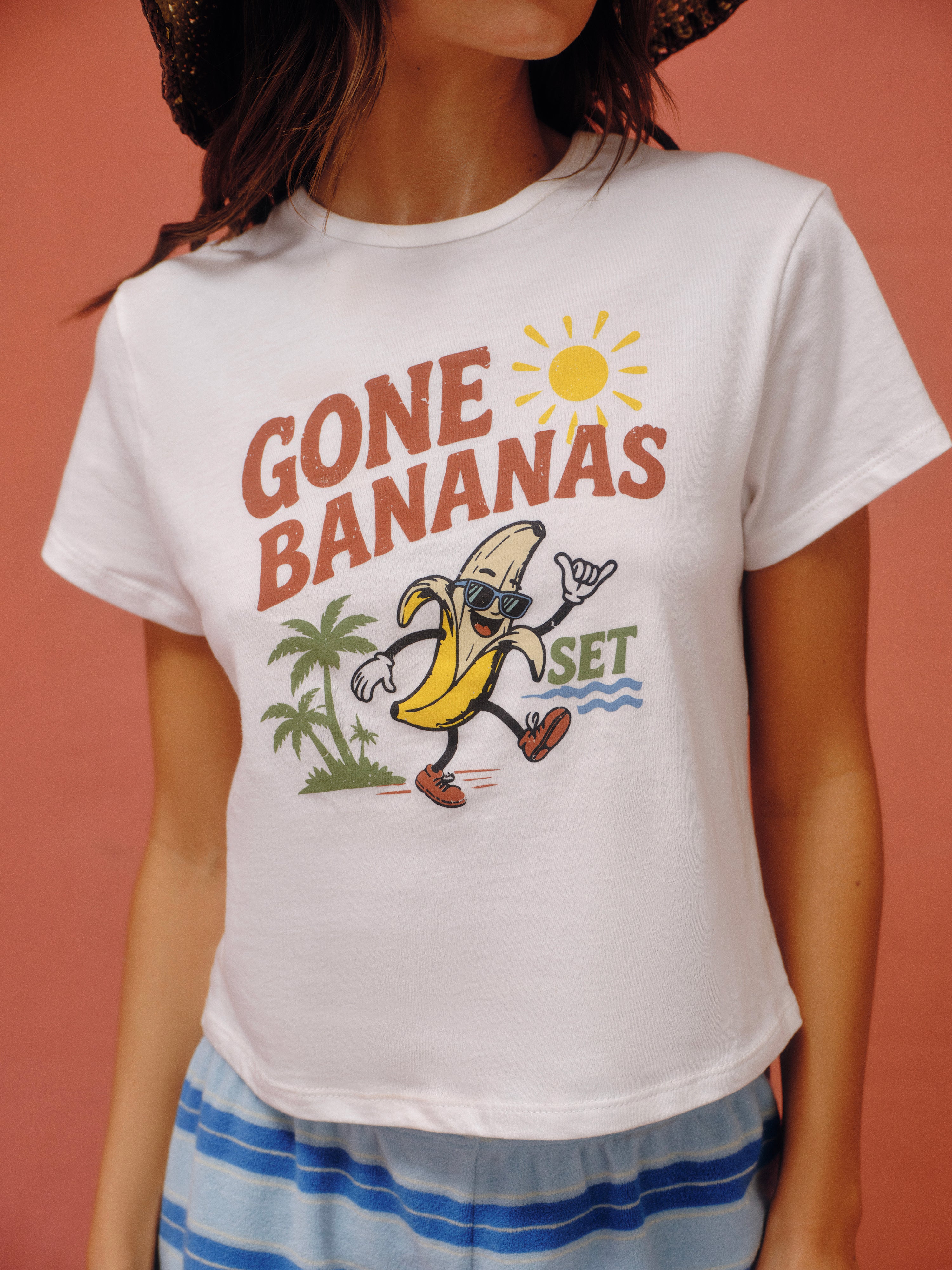 Classic Cotton Daily Gone Bananas Tee - Soleil