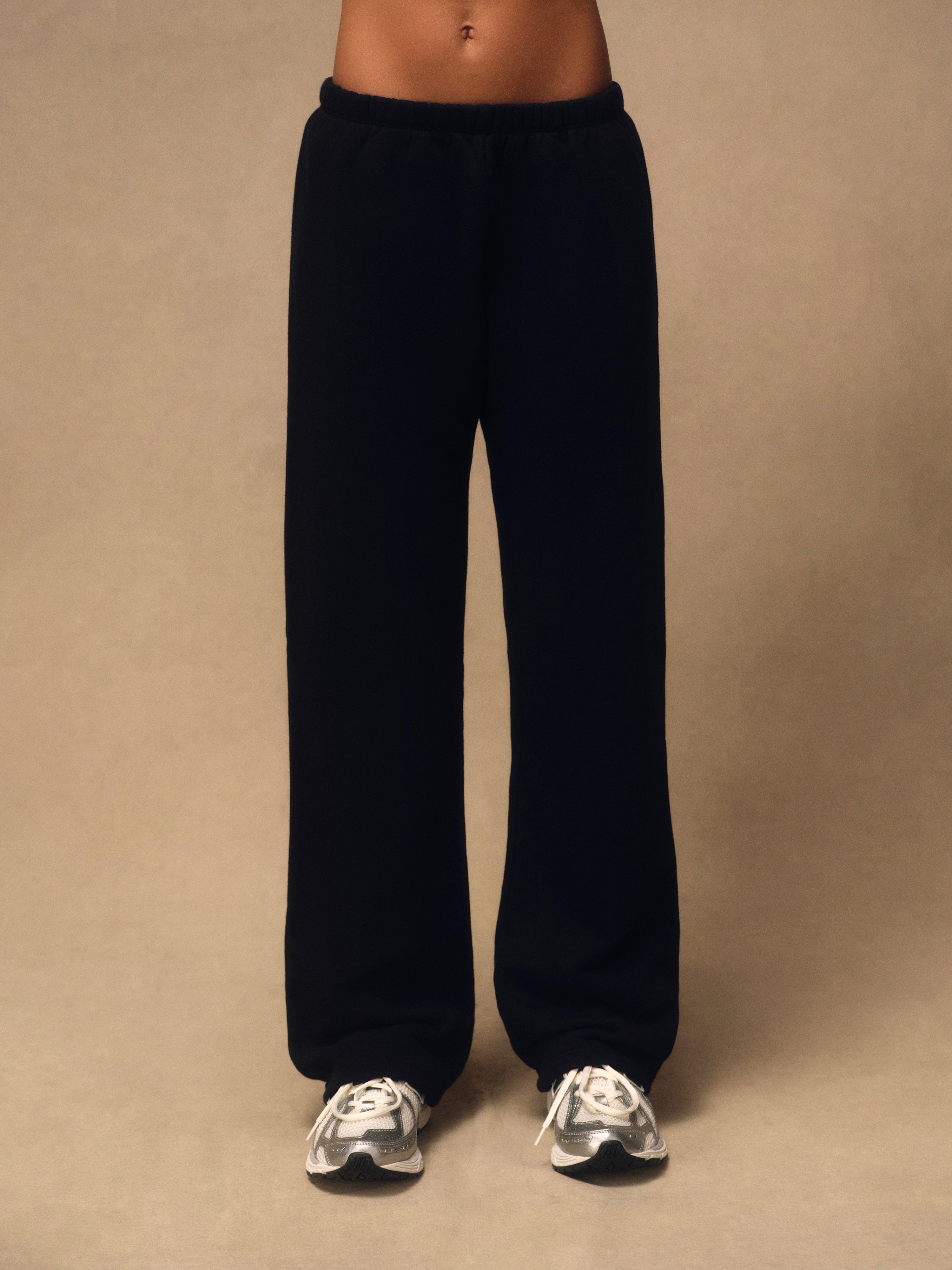 Alternative view of Midweight Sweats Staple Straight Leg Sweatpants - Onyx