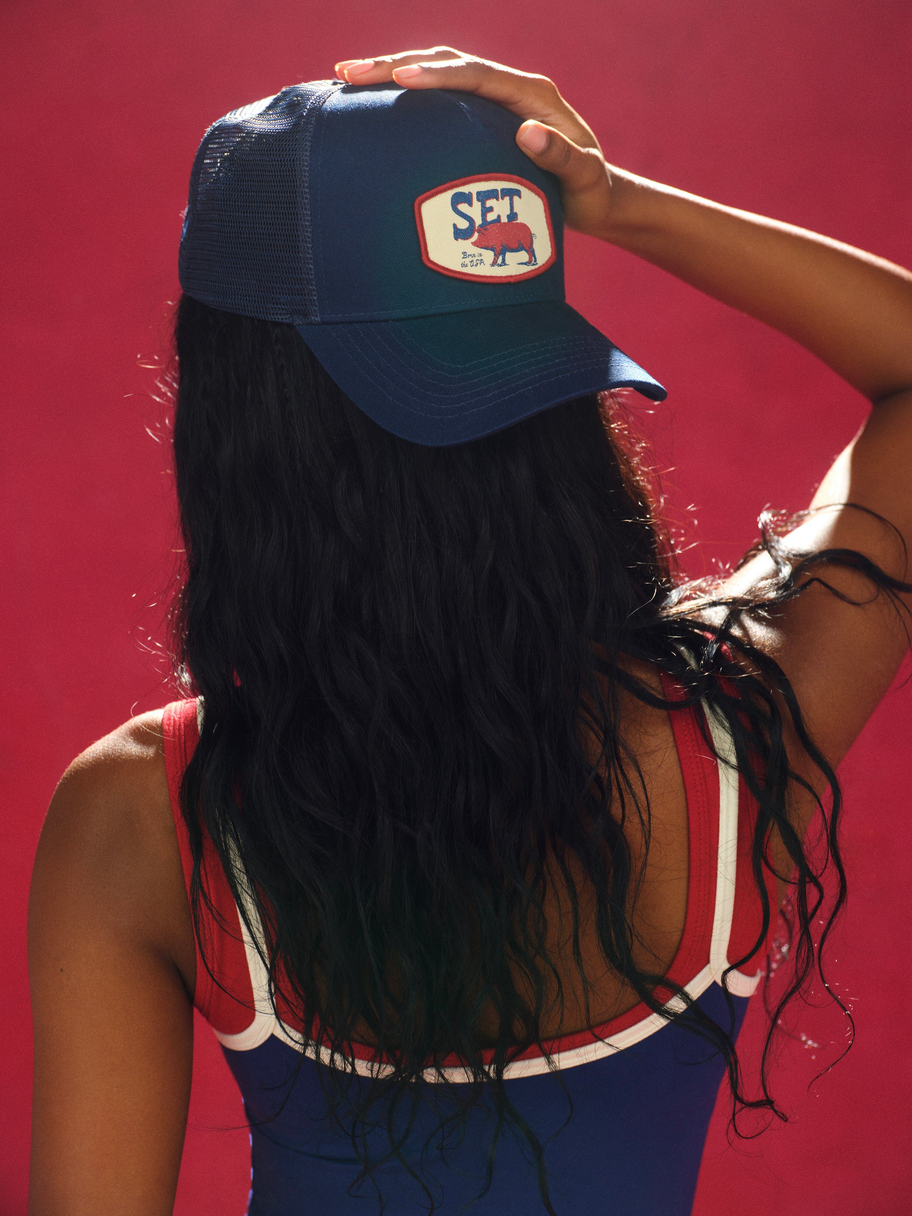 Alternative view of Set Patch State Fair Trucker Hat - Firework