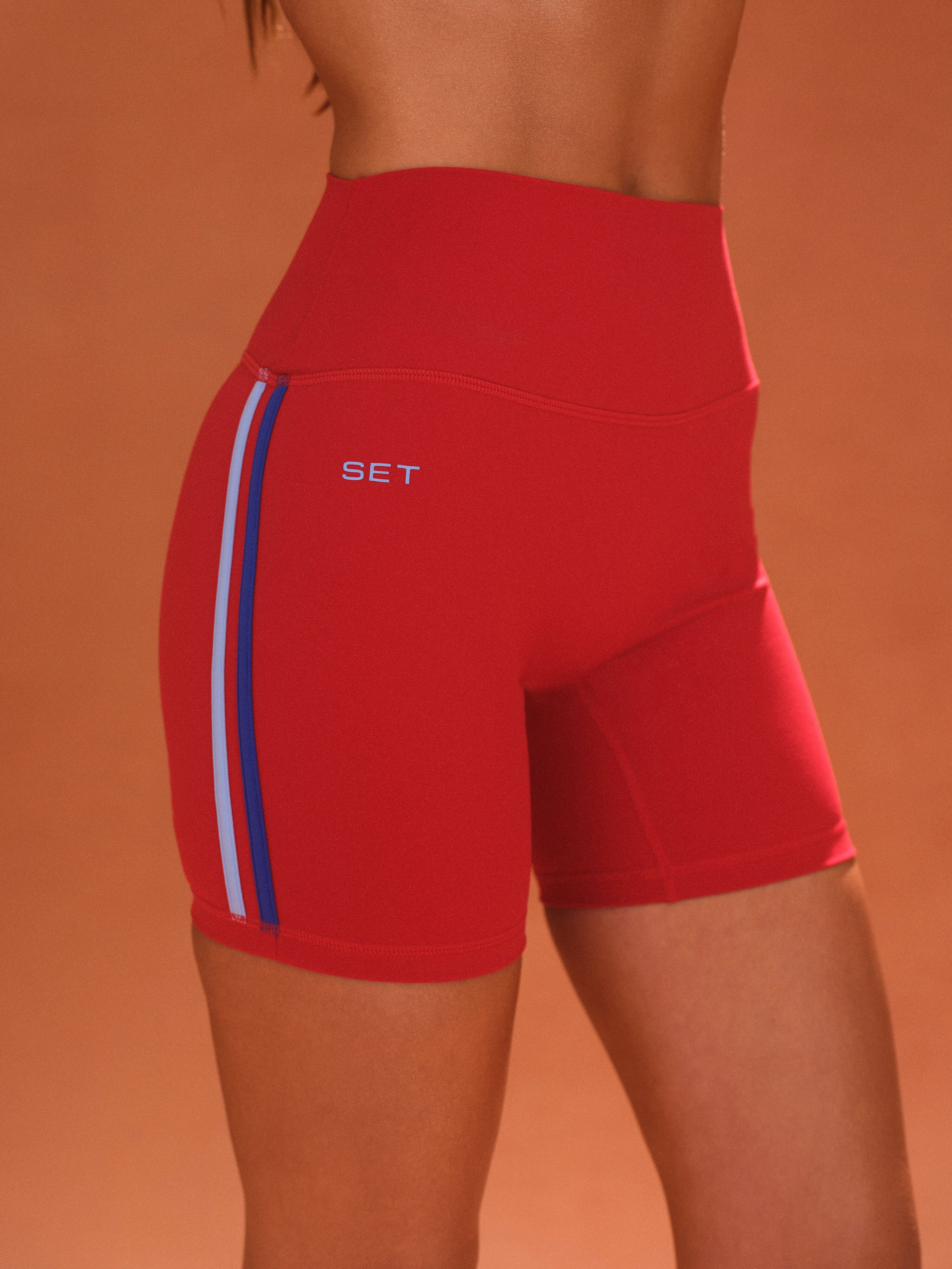 Sportbody Sporty Duo Stripe Shorts - Vespa