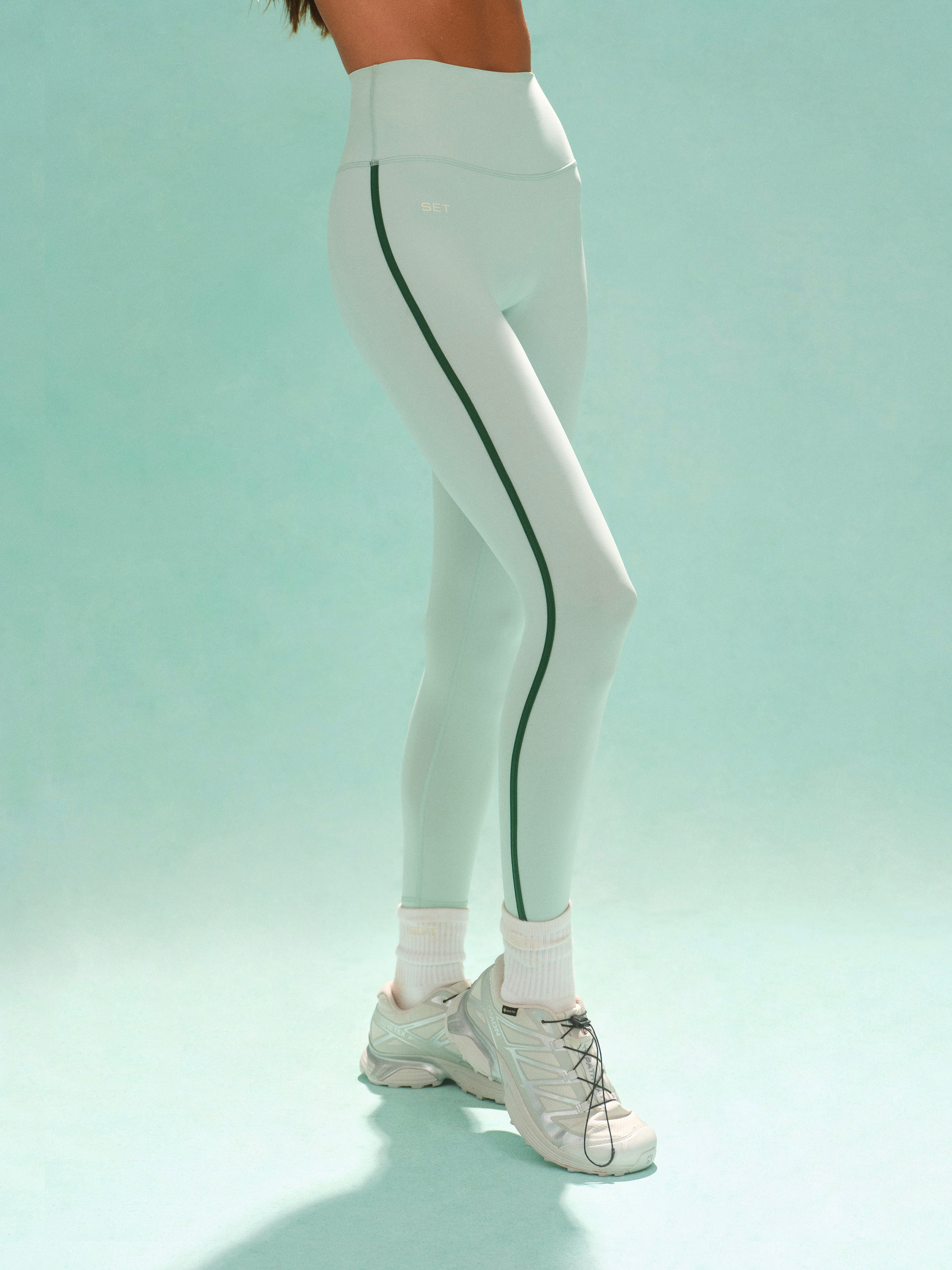 Alternative view of Aeraline Breathe Stripe Leggings - Ibiza