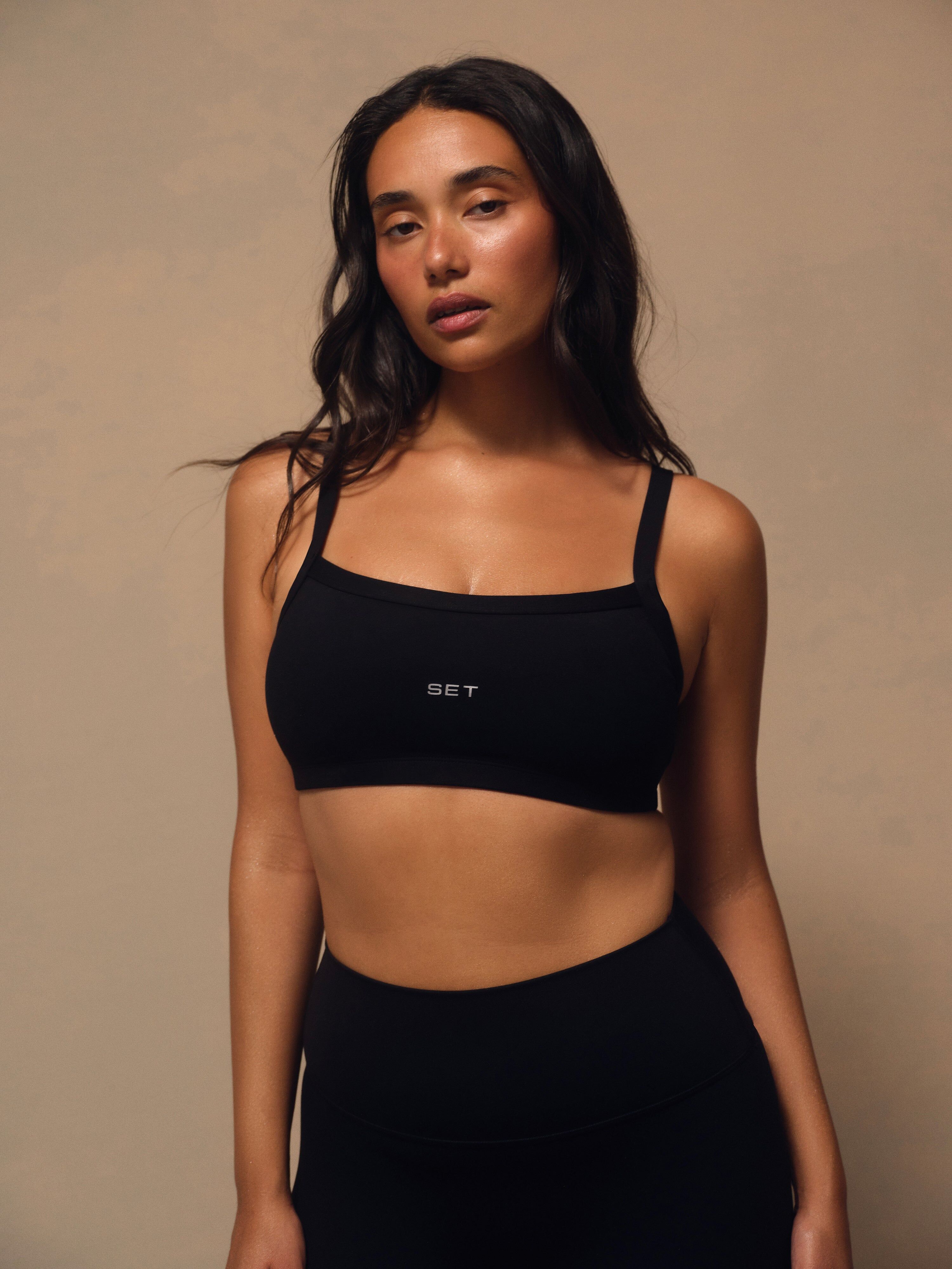 Sportbody Sporty Scoop Bra - Onyx