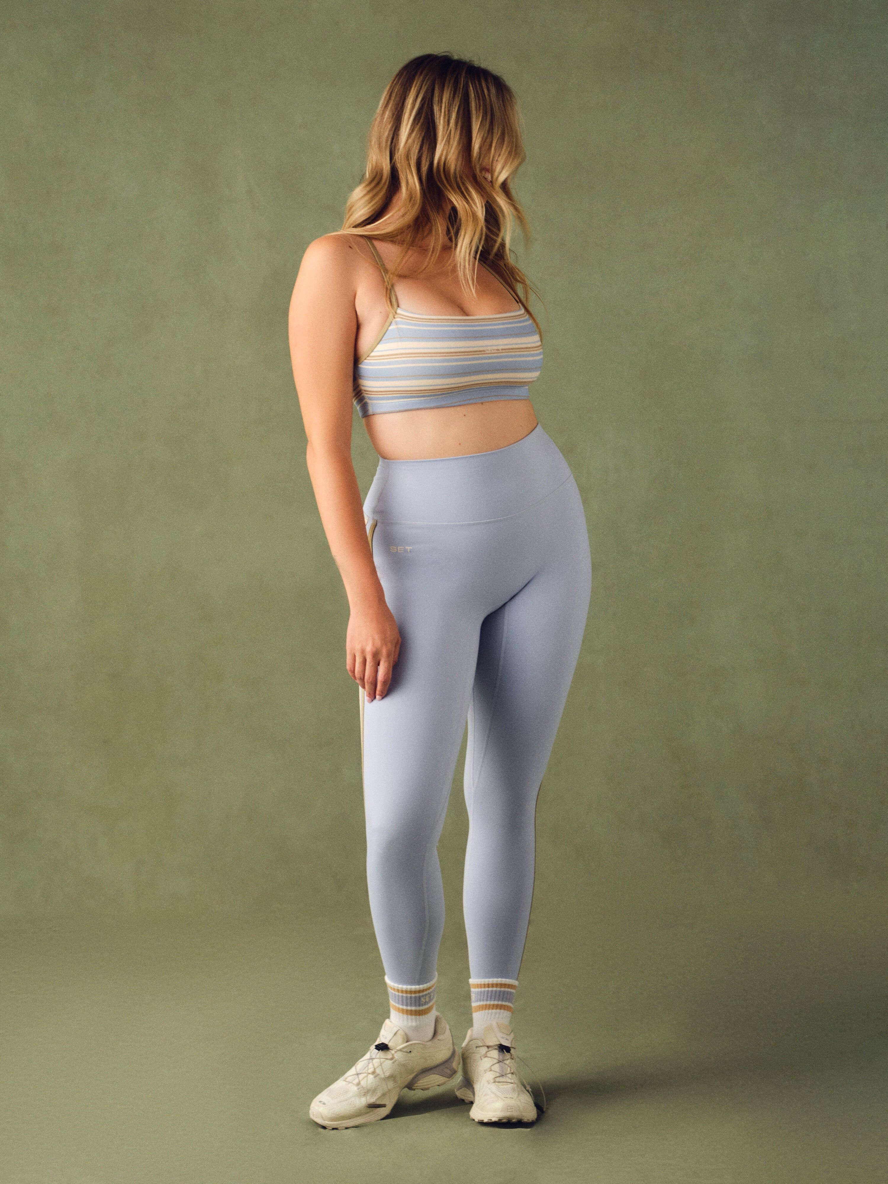 Formcloud Cloud Duo Stripe Leggings - Palmetto - Image 3