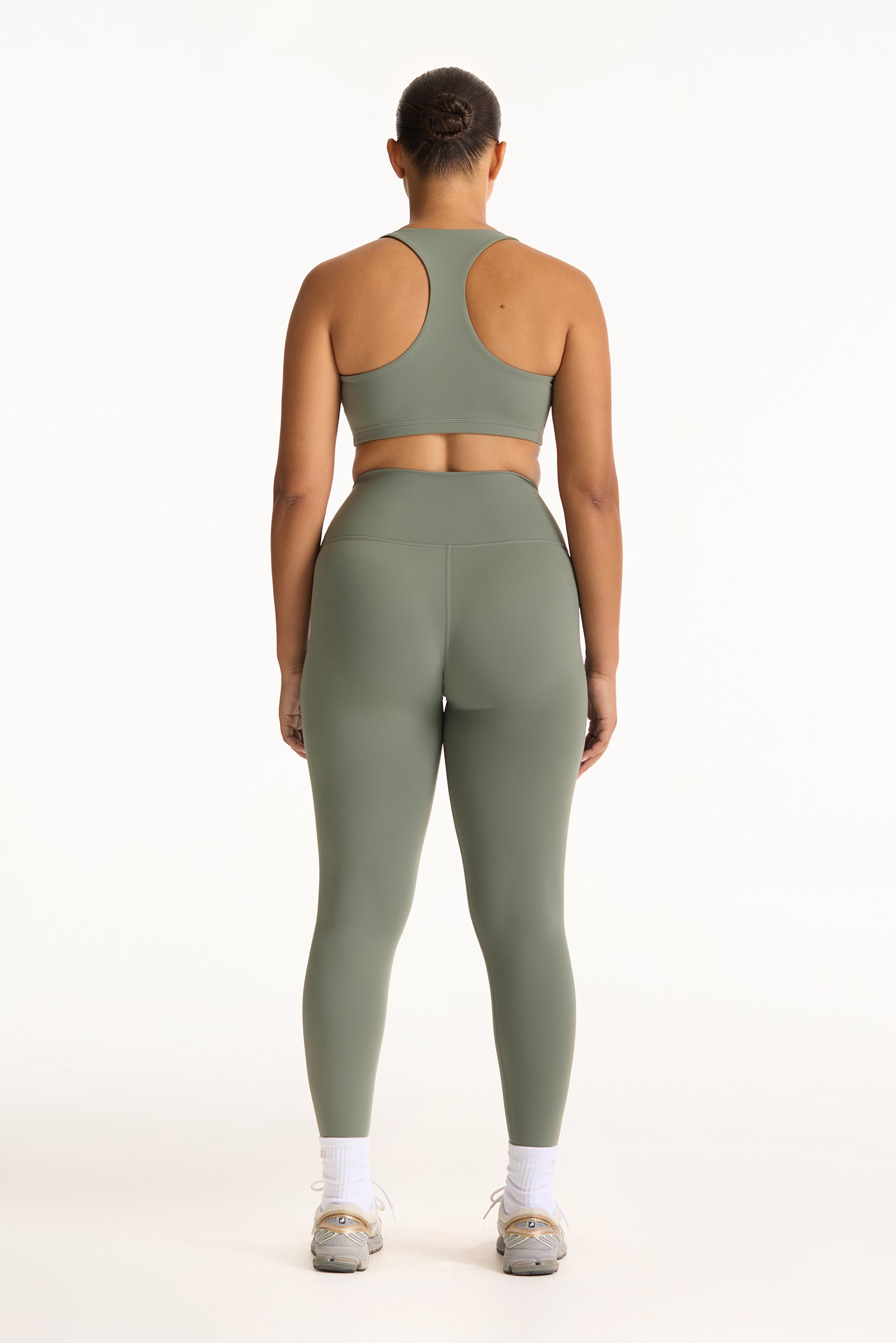 Sportbody Sporty High-Rise Leggings - Kelp - Image 4