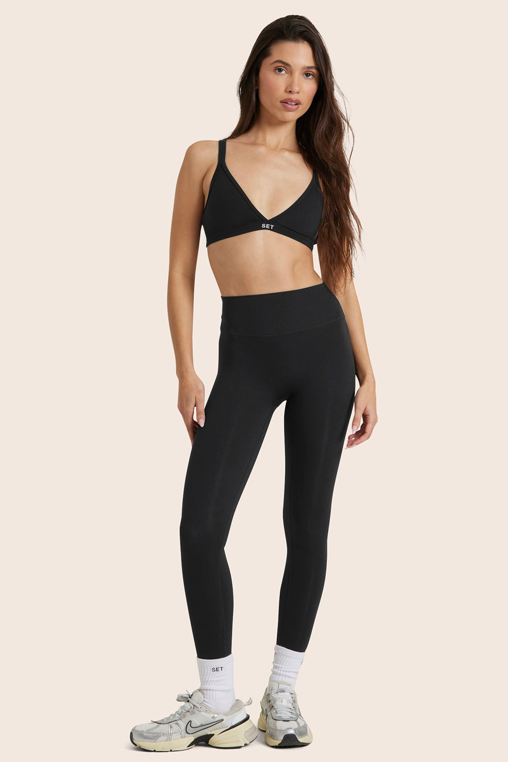 Alternative view of Breathe 1.0 Mid-Rise Leggings - Onyx