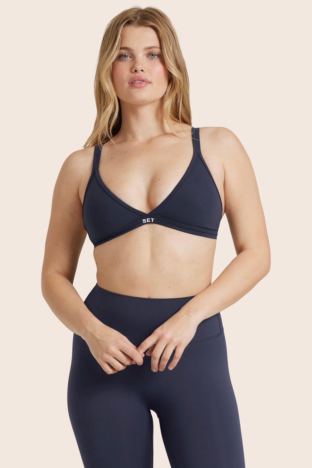 Breathe Triangle Bra - Spades