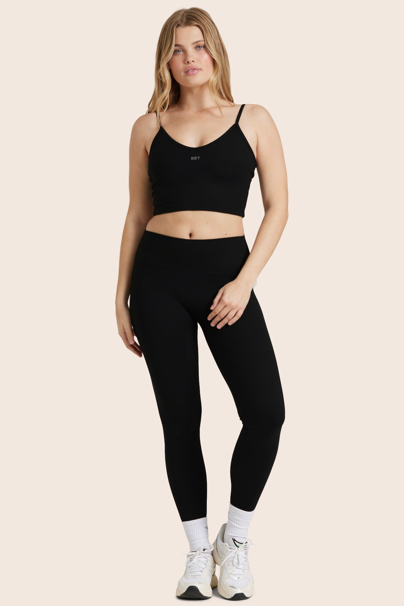 Alternative view of Formcloud Cloud Mid-Rise Leggings - Onyx 1.0