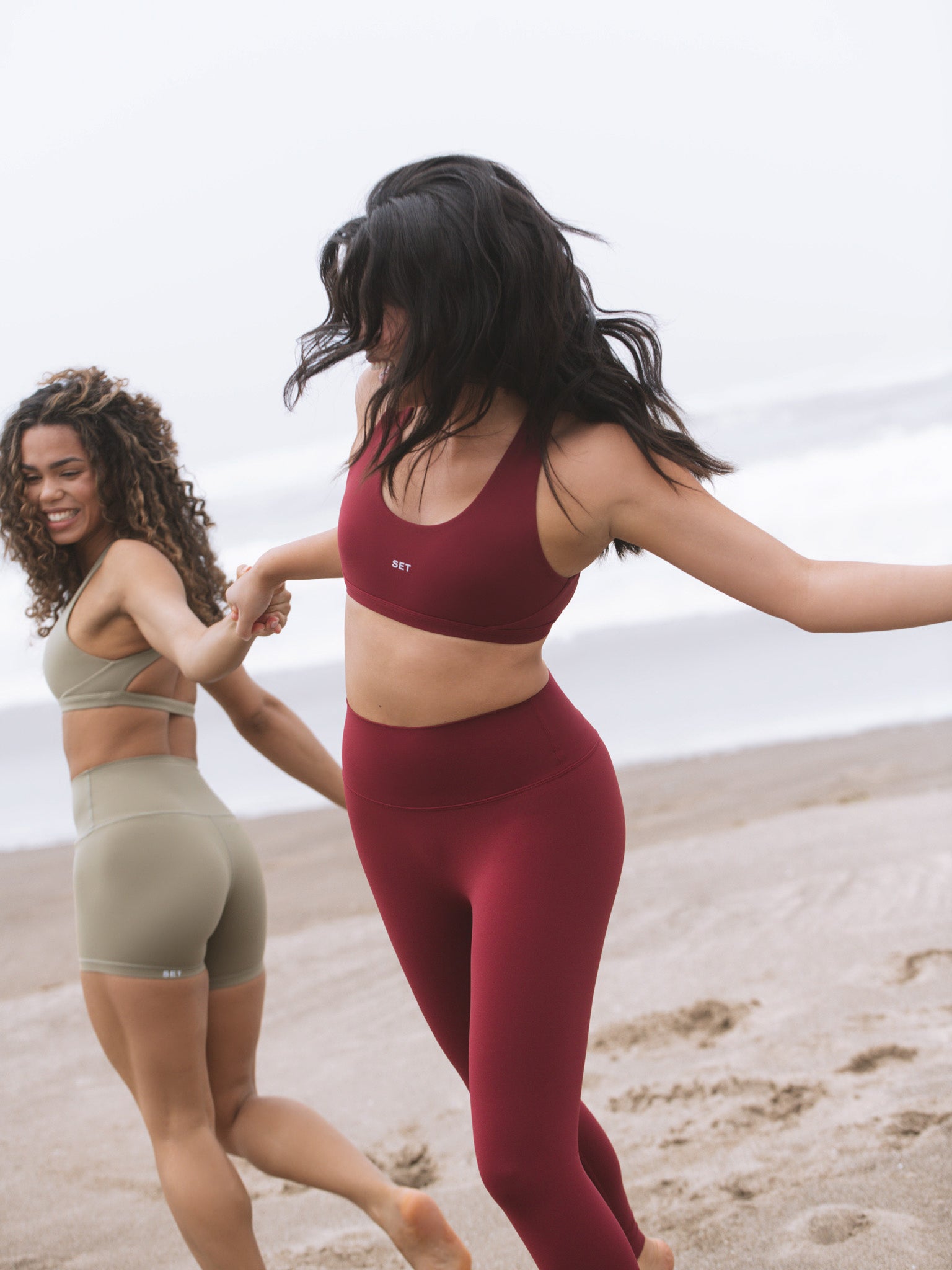 Alternative view of Breathe 1.0 Parke Pose Bra - Rhubarb