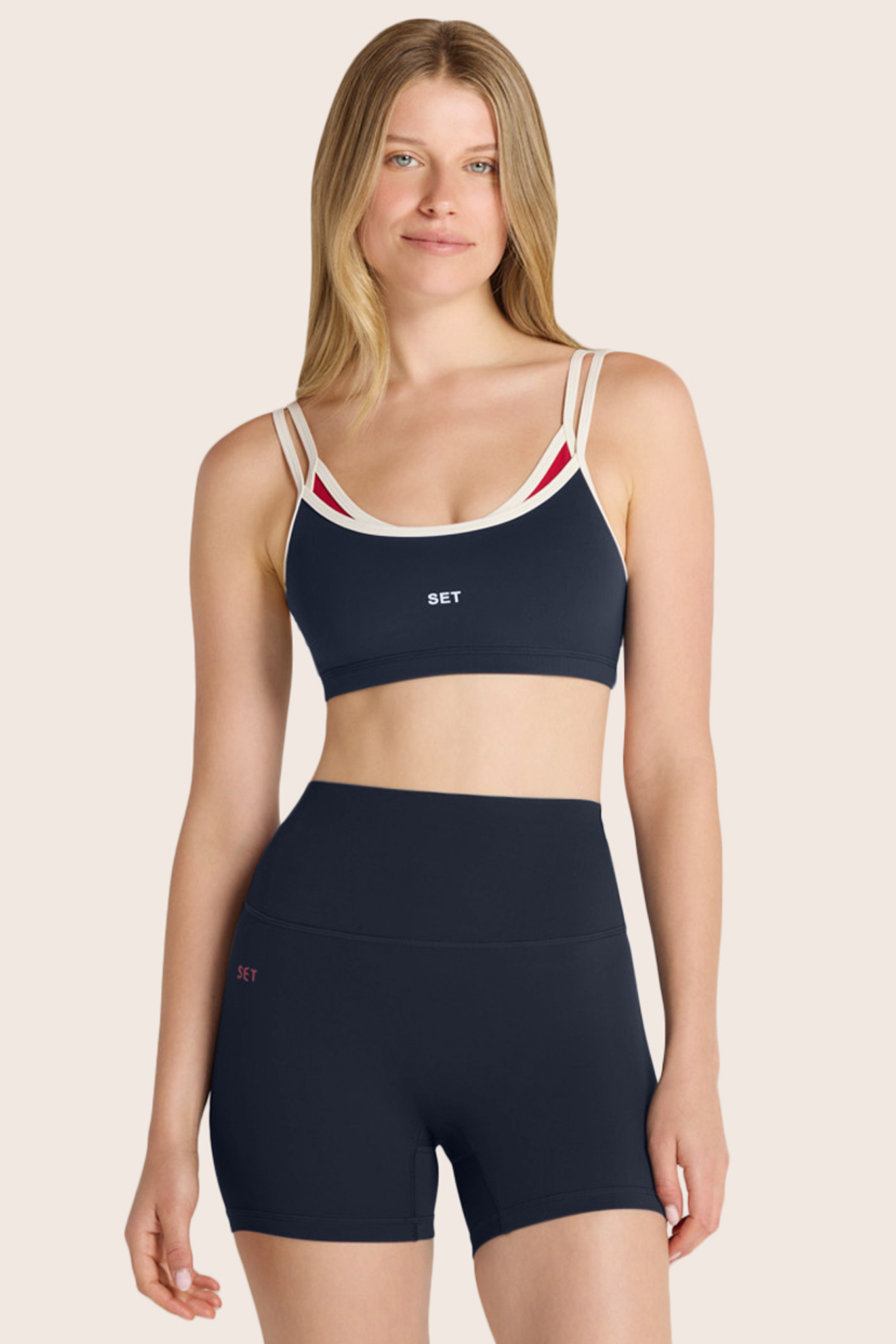 Breathe 1.0 Layered Move Bra - Anchor