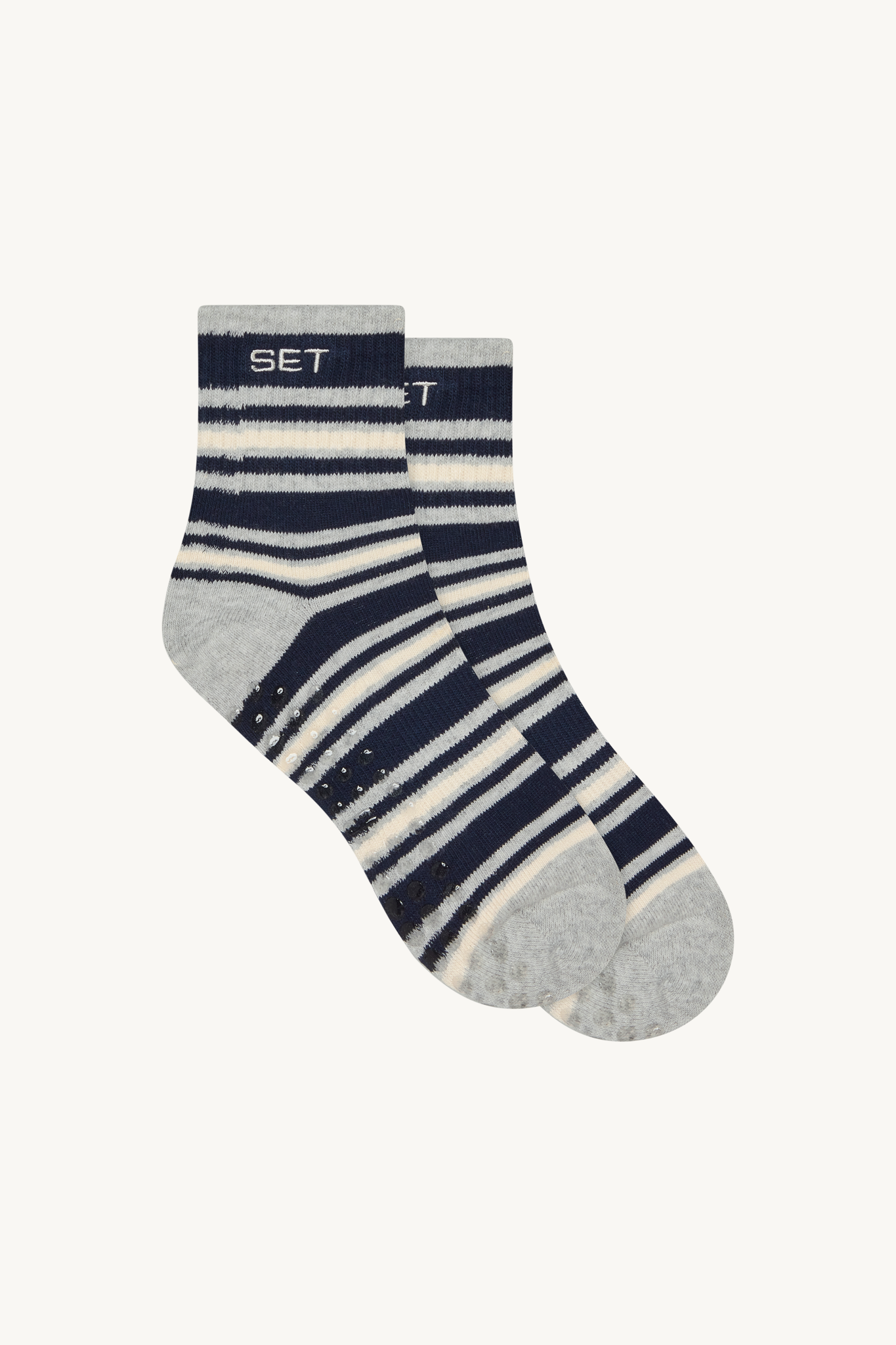 Set Stripe Shorty Grip Socks - Analog