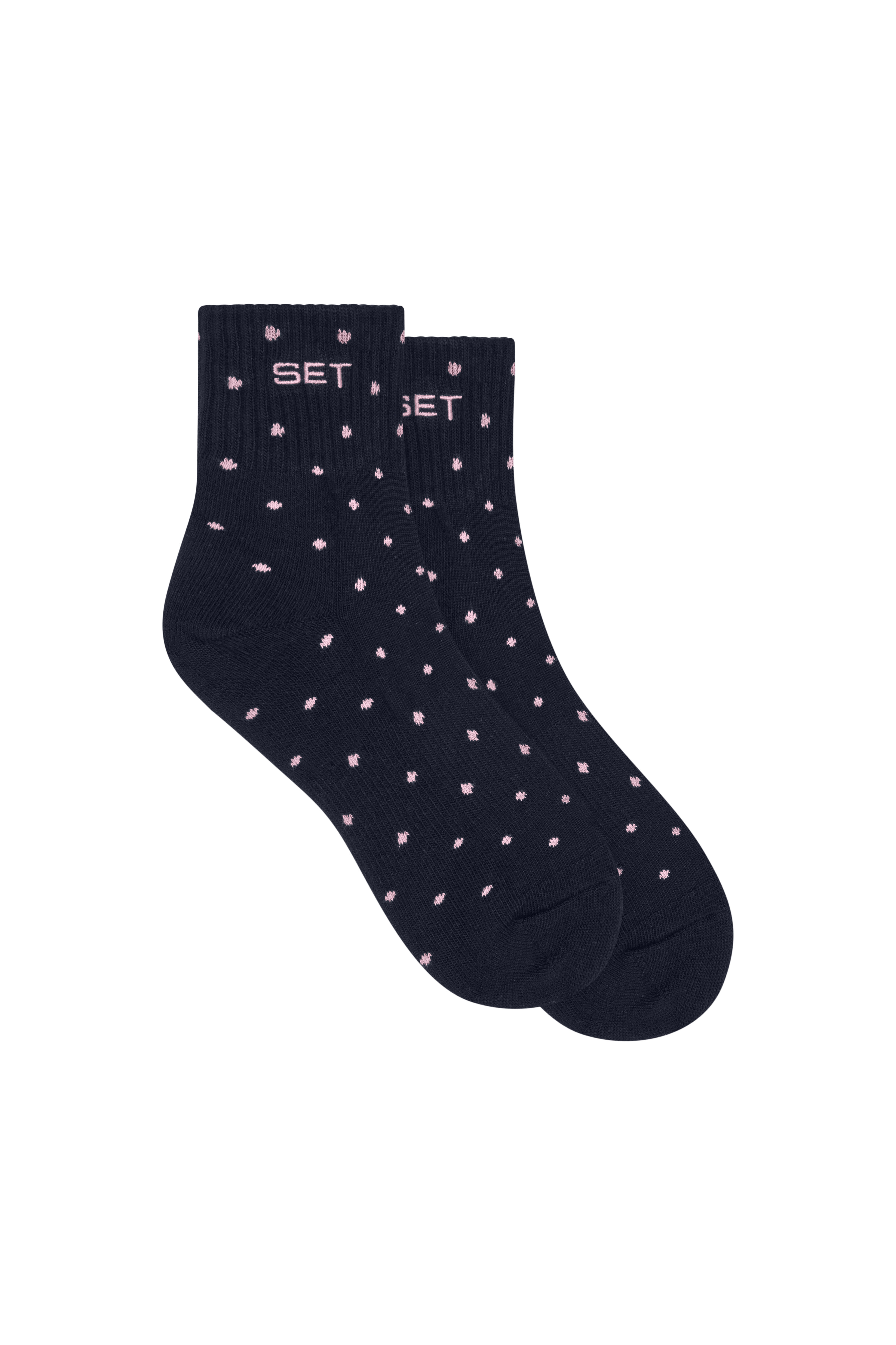 Set Polka Dot Shorty Socks - Blue Confetti
