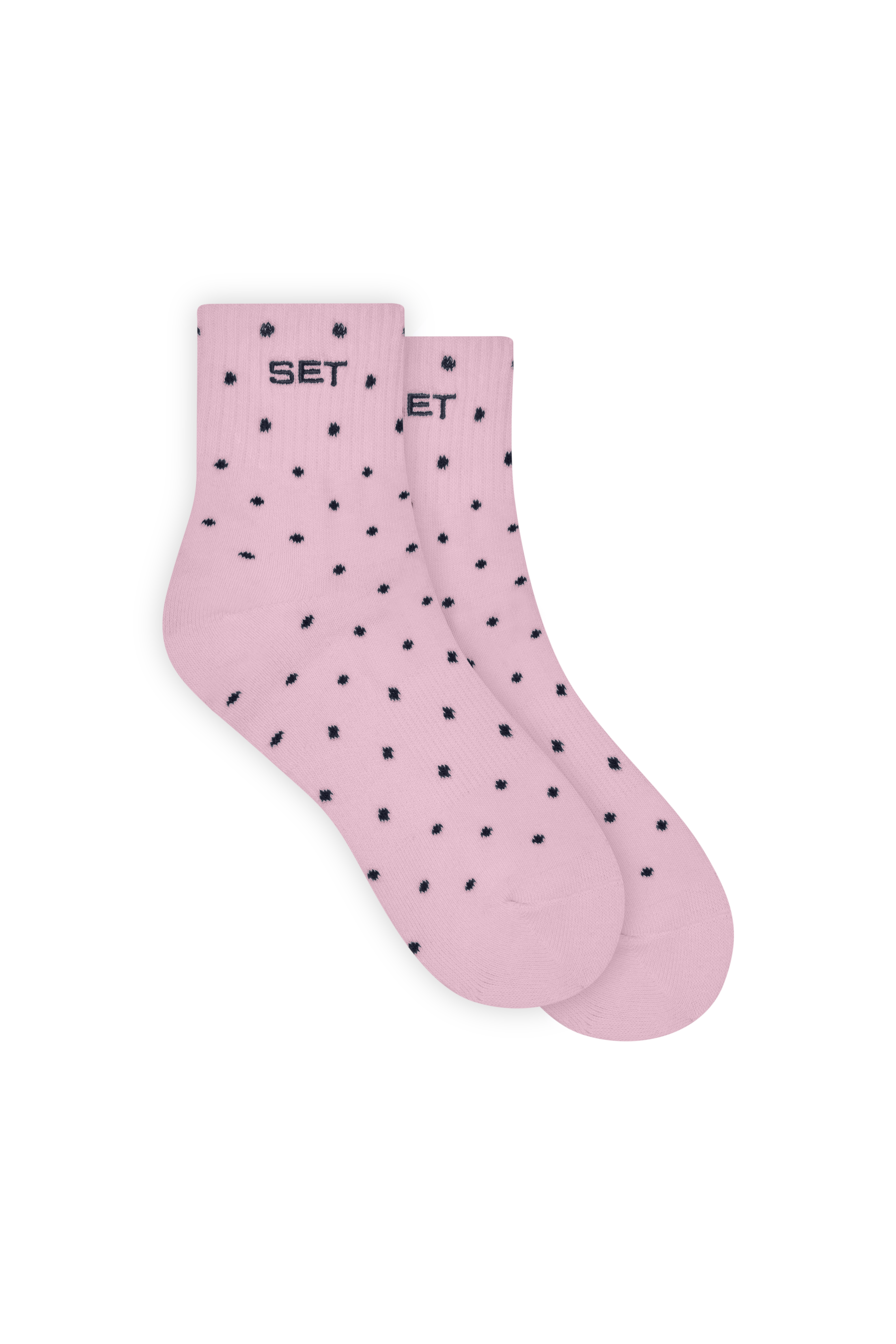 Set Polka Dot Shorty Socks - Pink Confetti