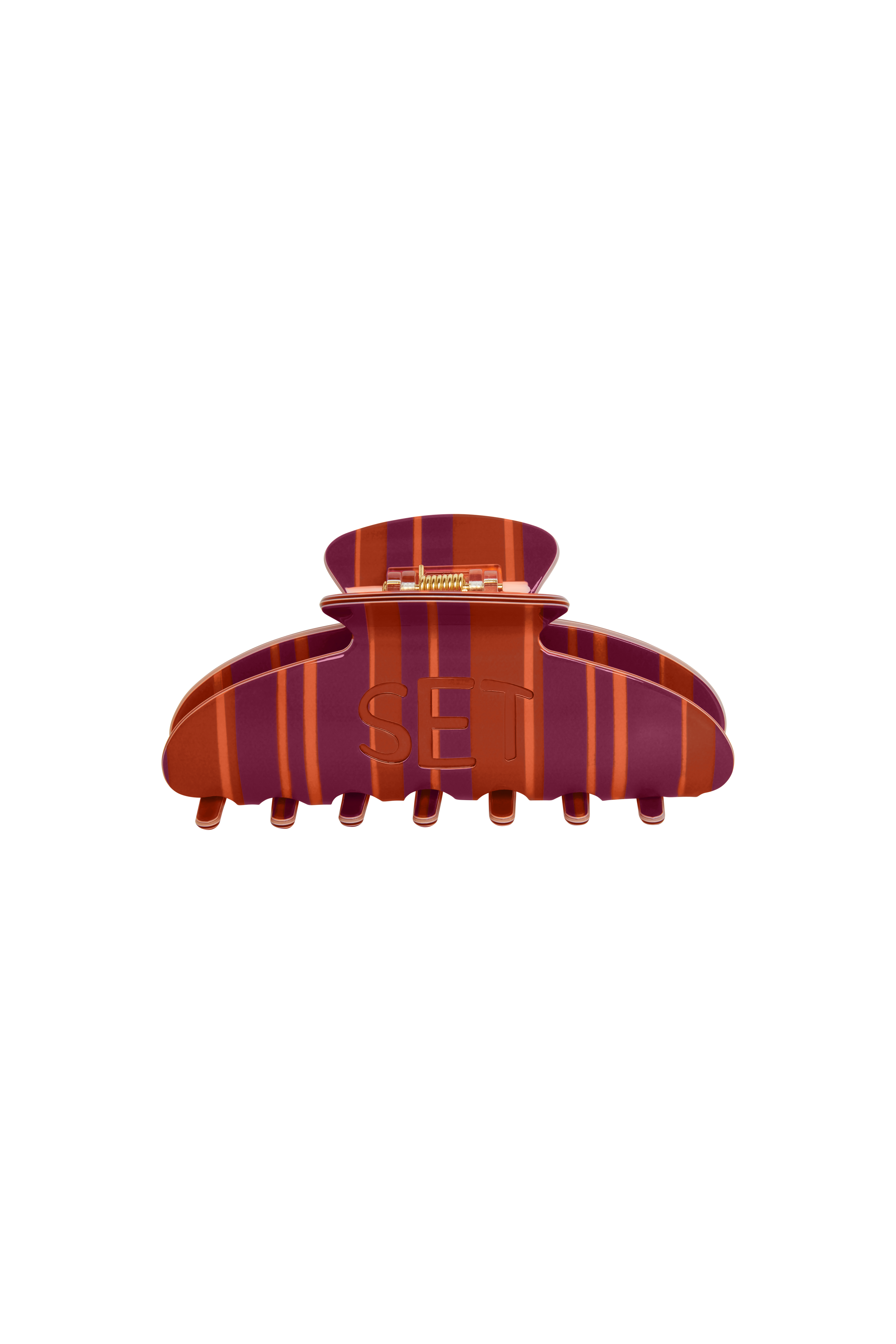 Set Stripe Claw Clip - Heatwave