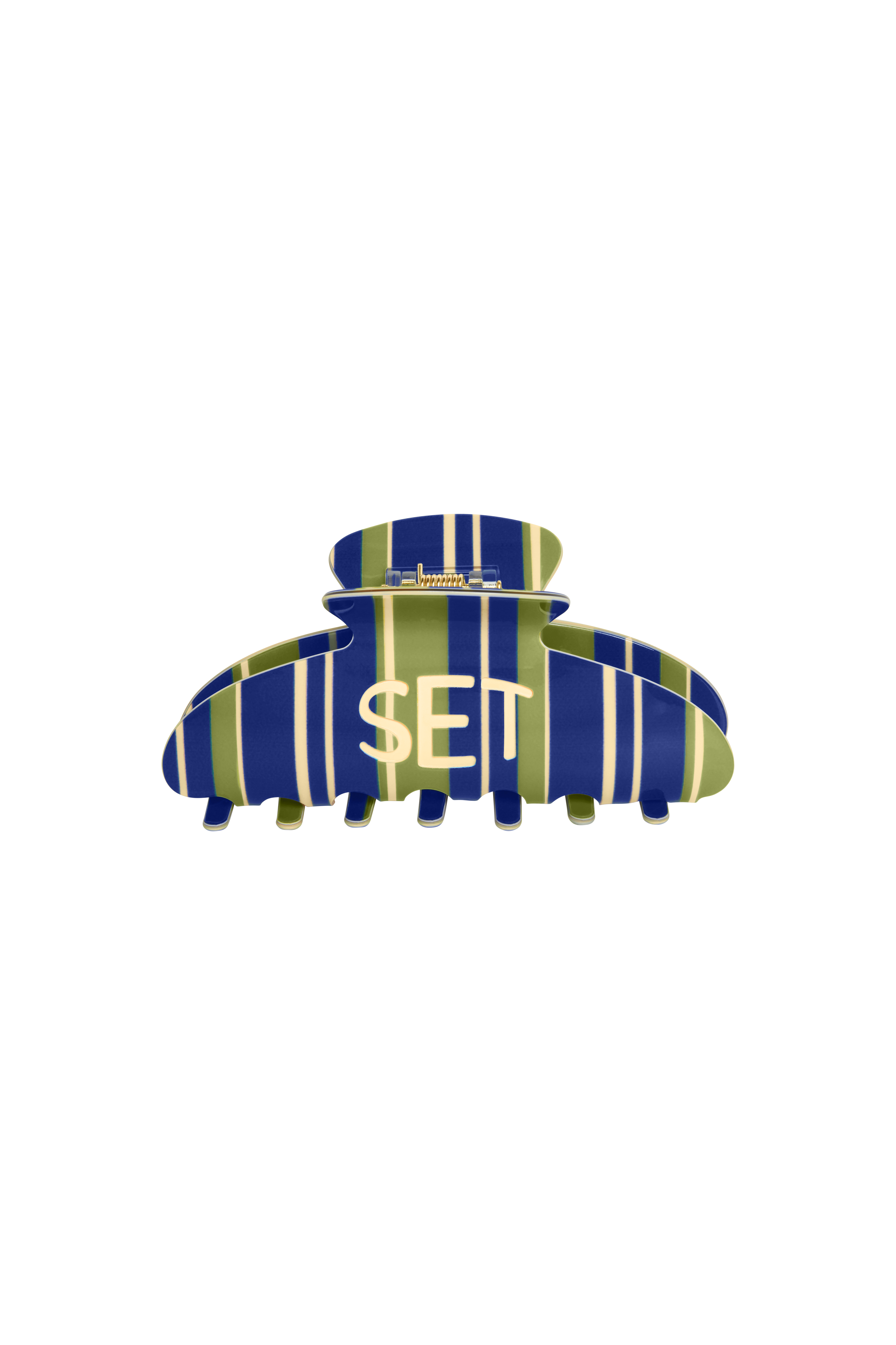 Set Stripe Claw Clip - Toucan