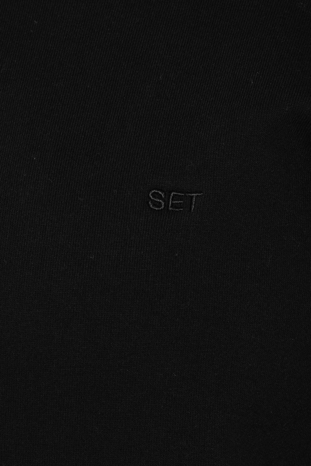 Heavyweight Sweats Half Zip - Onyx - Image 3